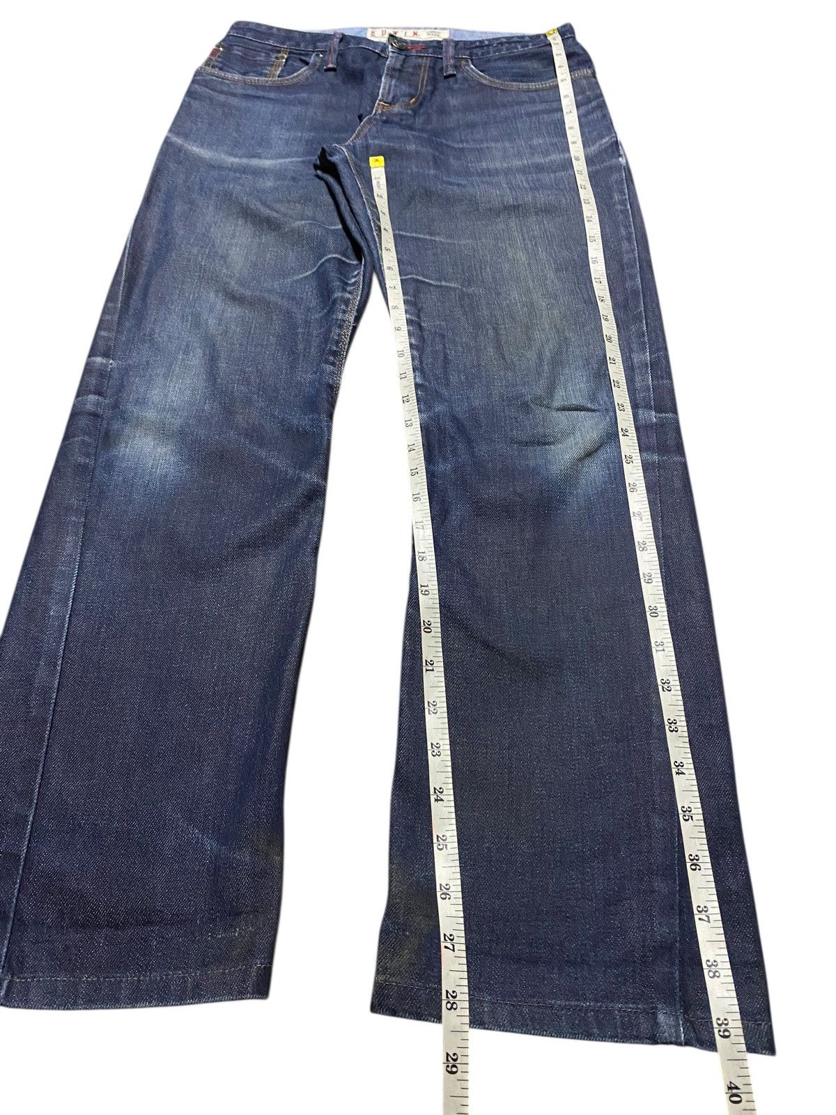 Edwin Vintage Japanese Brand Edwin Union Made Twist Leg Jeans Size US 30 / EU 46 - 12 Thumbnail
