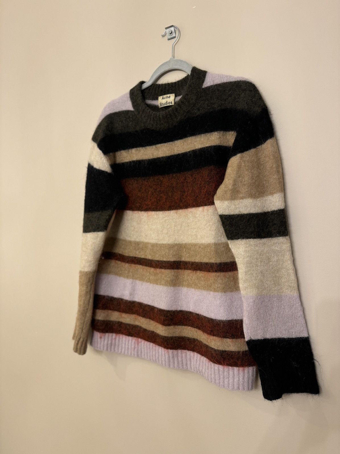 Acne Studios Acne Studios Wool Mohair sweater stripped knitwear Size US S / EU 44-46 / 1 - 2 Thumbnail
