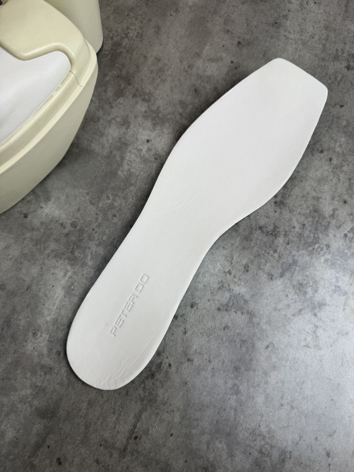 Peter Do at.kollektive x Peter Do Leather Platform Ankle Boots White Size US 10 / IT 40 - 16 Thumbnail