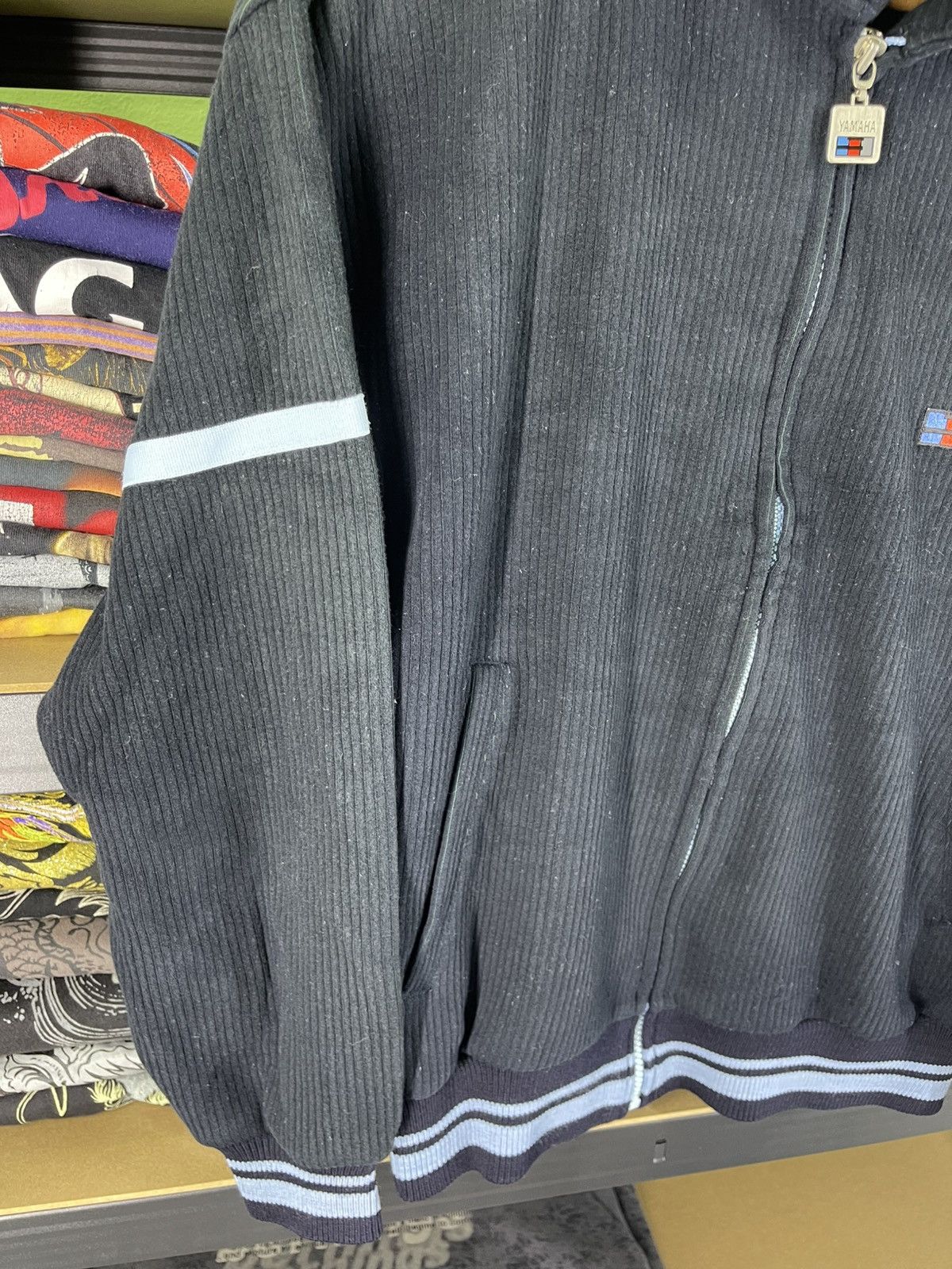 Yamaha Vintage 90's Yamaha Corduroy Full-Zip Sweatshirt Size US M / EU 48-50 / 2 - 3 Thumbnail