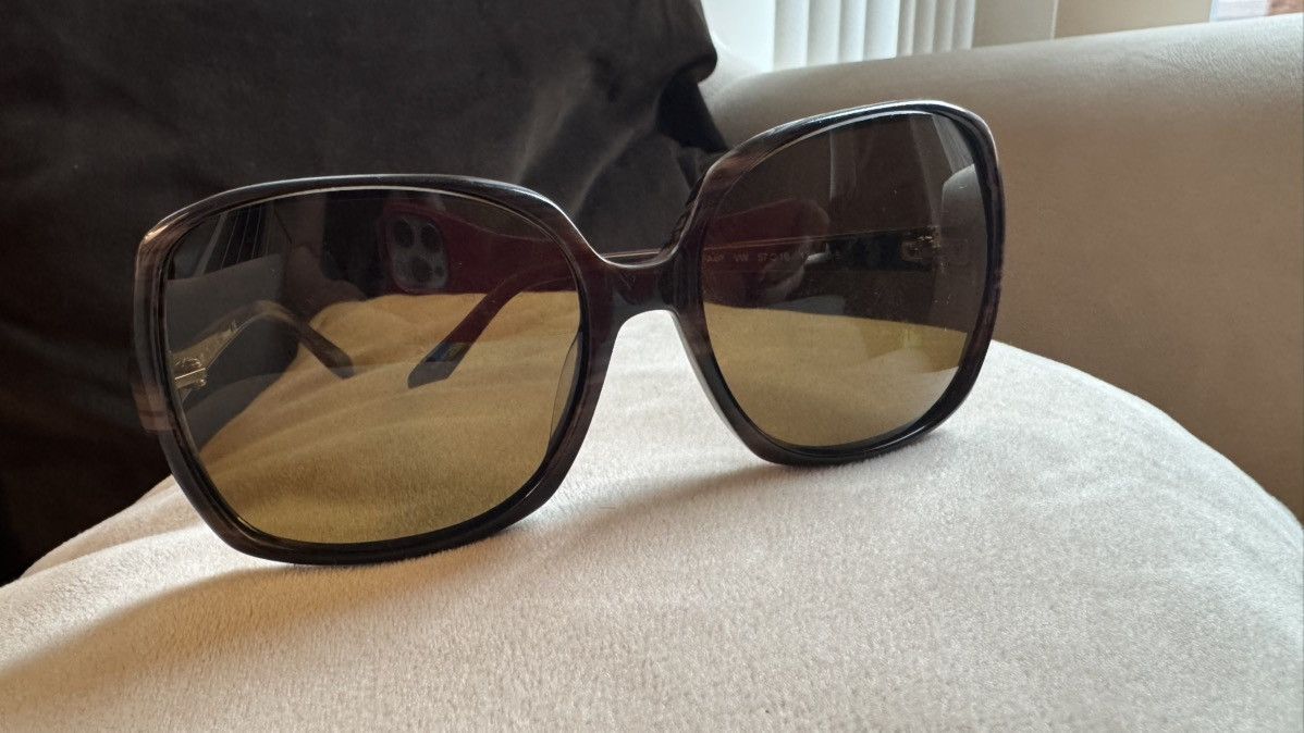 Kate Spade KATE SPADE Brown oversized sunglasses yellow lenses Size ONE SIZE - 3 Thumbnail