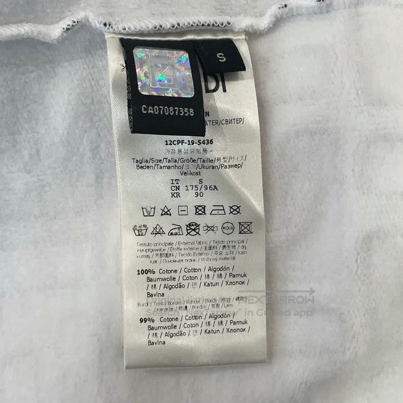 Fendi Fendi Double F Printed White Hoodie, Trendy Black and Whit Size US S / EU 44-46 / 1 - 6 Thumbnail
