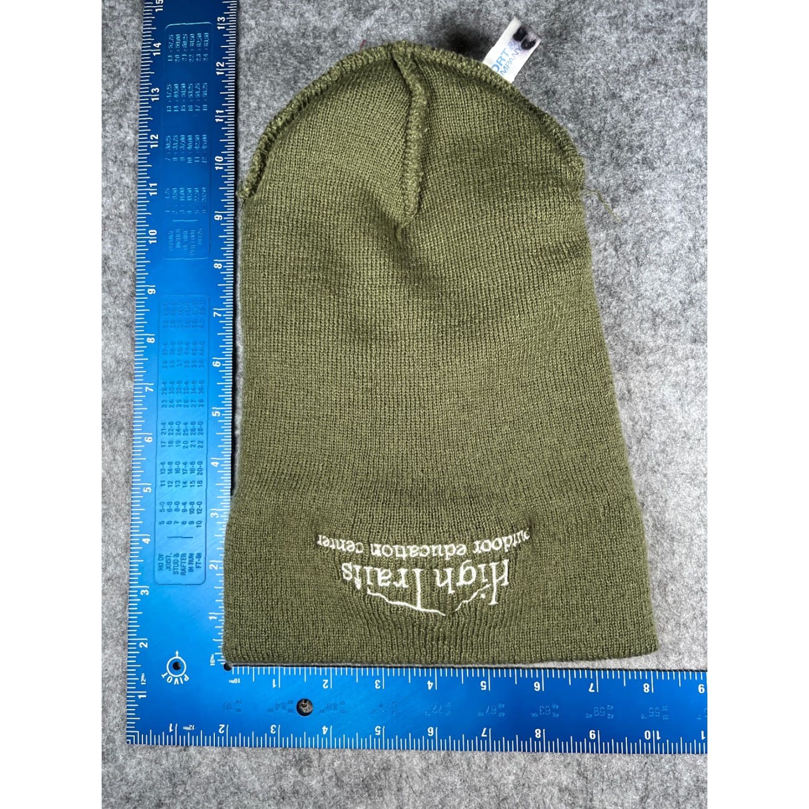Port & Company Port & Company High Trails Outdoor Education Center Beanie Toque Adult One Size Green Knit Acrylic Hat/Cap Size ONE SIZE - 5 Thumbnail