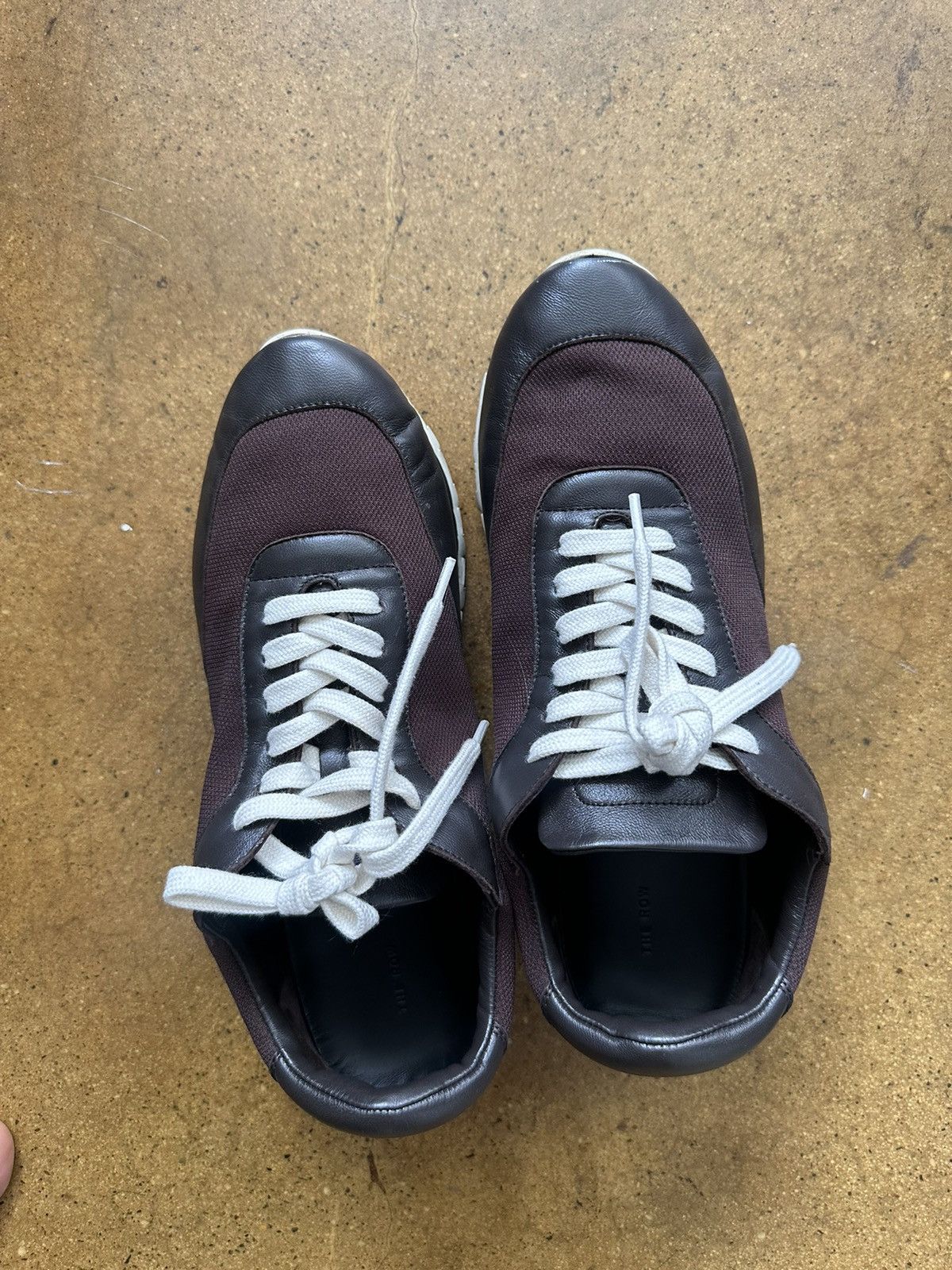 The Row The Row Owen Low Top Leather Sneakers Size US 10 / EU 43 - 6 Thumbnail