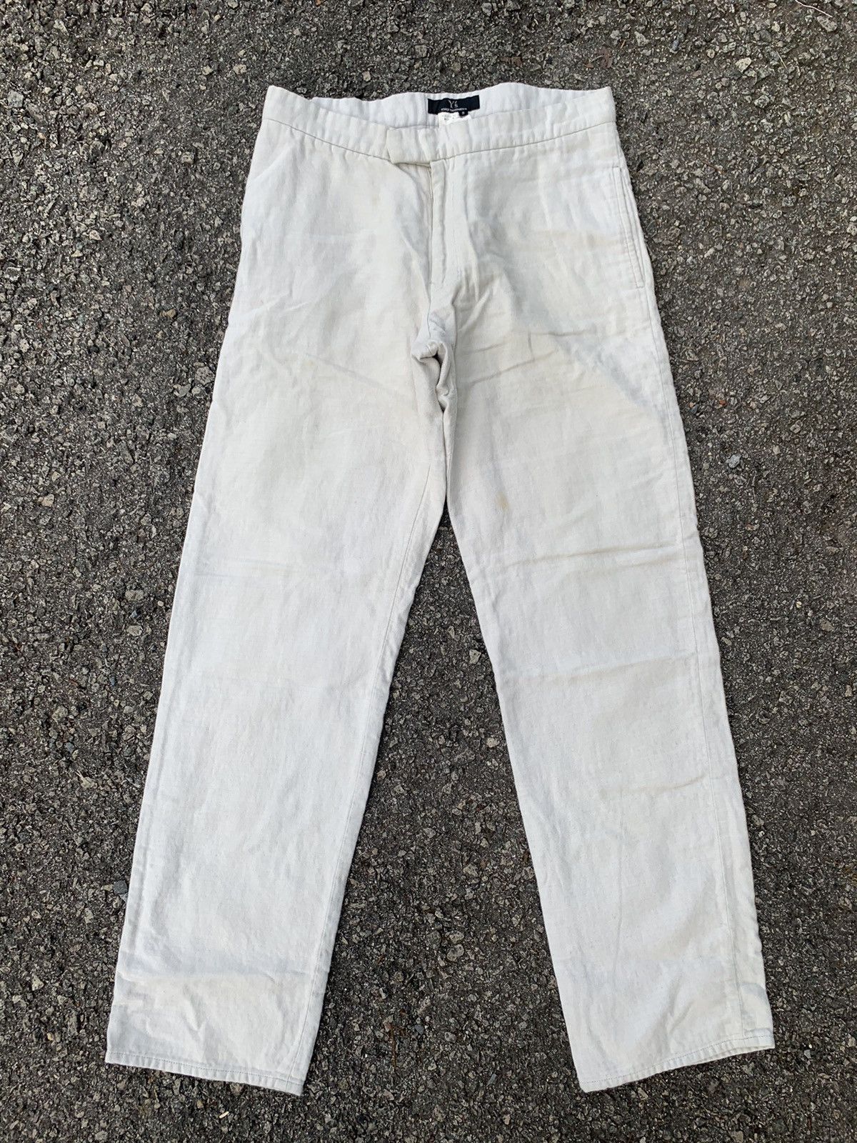Designer × Y's × Yohji Yamamoto Y’s Yohji Yamamoto White Pants Size US 28 / EU 44 - 3 Thumbnail