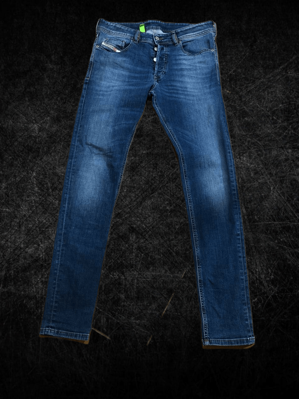 Diesel Diesel Sleenker Jeans Mens Skinny Fit Denim Stretch Zip Size US 32 / EU 48 - 1 Thumbnail