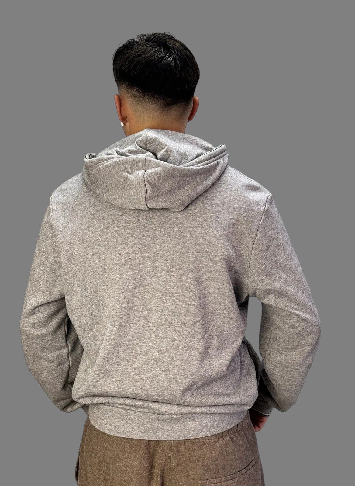 Vintage Lacoste Vintage Grey Zip Hoodie Sk8 France Polo Style Size US L / EU 52-54 / 3 - 12 Thumbnail