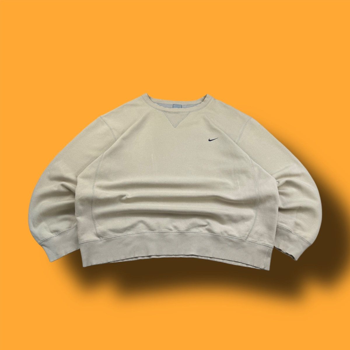 Nike × Vintage NIKE VINTAGE BASIC LOGO OVERSIZE BOXY SWEATSHIRT Size US XL / EU 56 / 4 - 1 Thumbnail