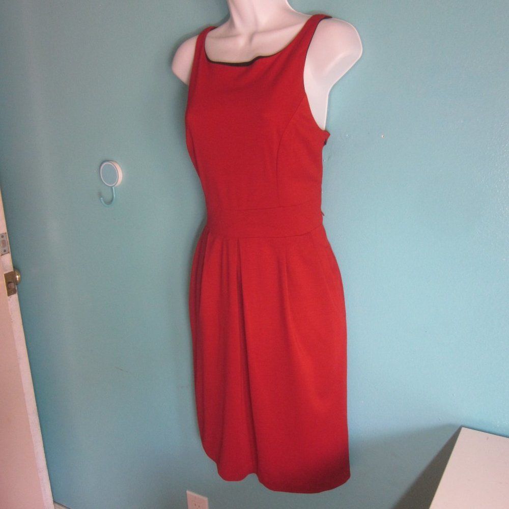 Eva Franco Eva Franco Red Dress Size 4 Size S / US 4 / IT 40 - 8 Thumbnail
