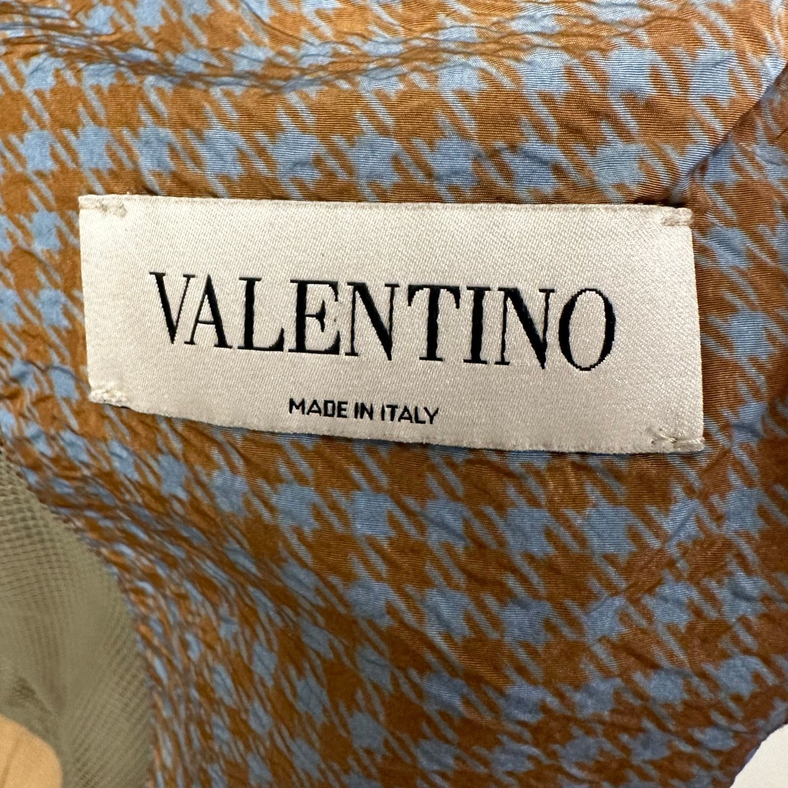 Valentino Valentino Garavani Nylon Italian Jacket Brown/Blue IT 46 Size US S / EU 44-46 / 1 - 5 Thumbnail