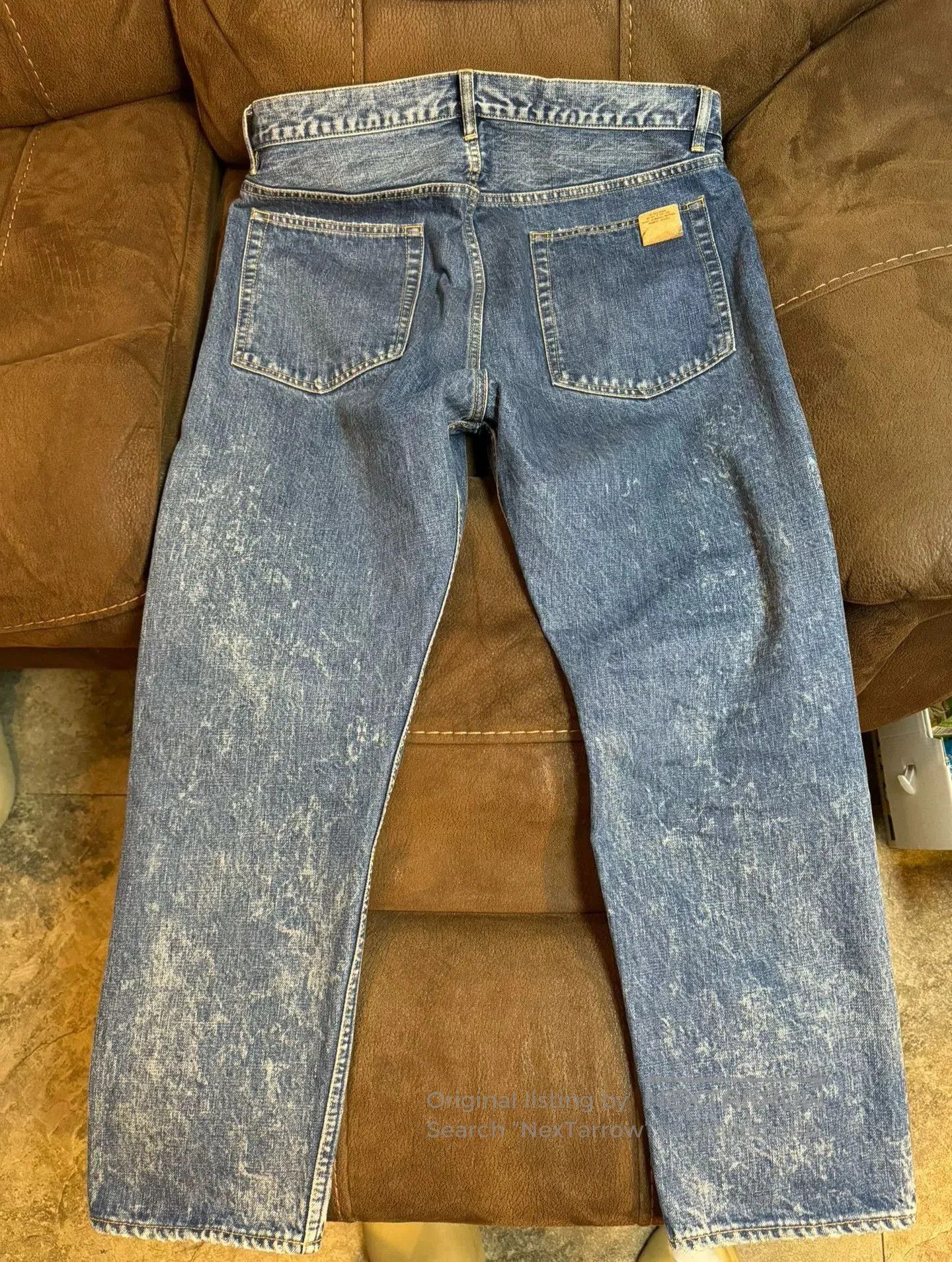Madness MADNESS 22AW Japan Washed Snow Denim Jeans. Size US 34 / EU 50 - 8 Thumbnail