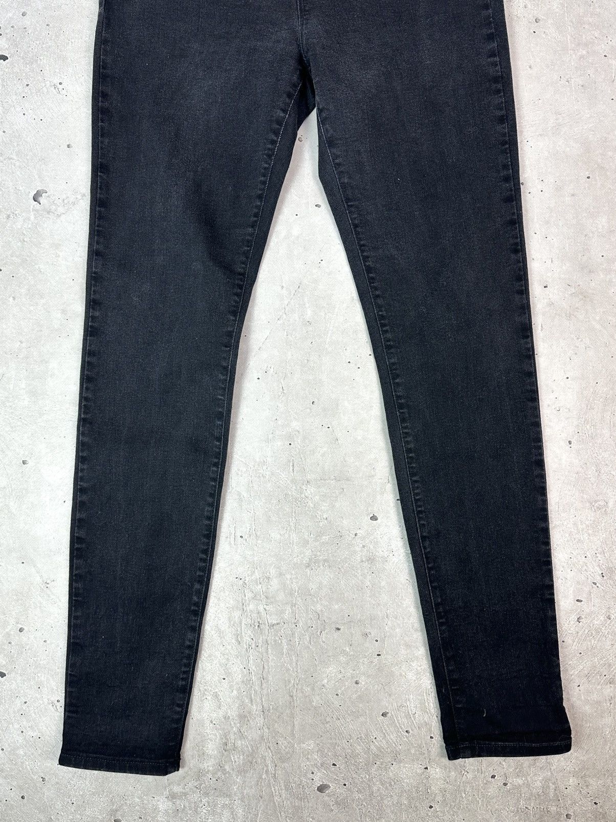 Emporio Armani Emporio Armani Slim-Fit Black Cotton Logo Women’s Jeans Size 29" - 5 Thumbnail