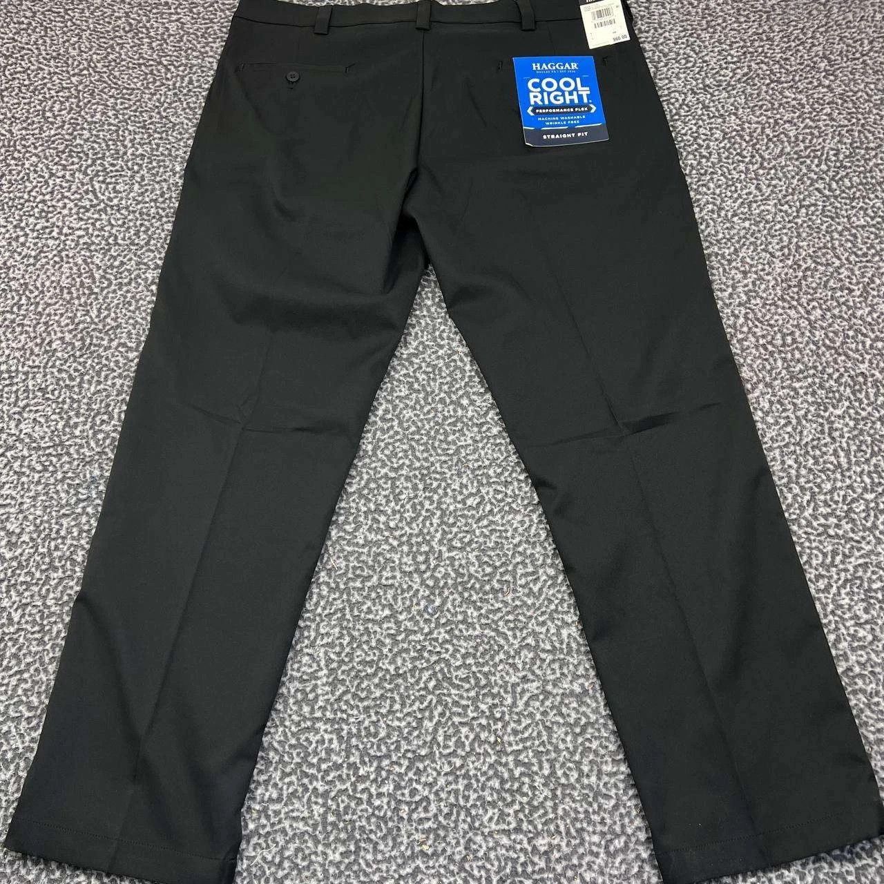 Haggar Haggar Pants Men 38x30 Performance Flex Flat Front Pocket Size US 38 / EU 54 - 2 Thumbnail