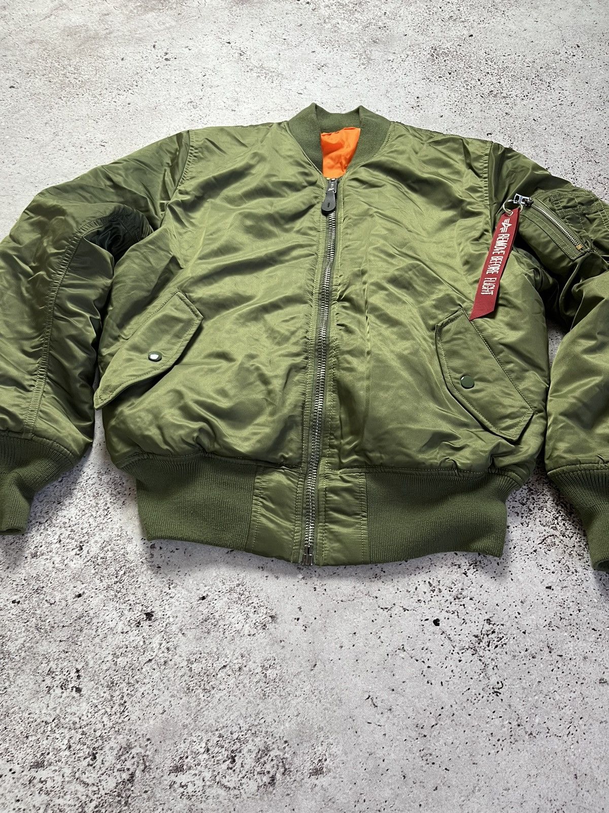 Alpha Industries × Vintage 💣Vintage Alpha Industries Bomber Ma-1 Bomber Size US M / EU 48-50 / 2 - 6 Thumbnail