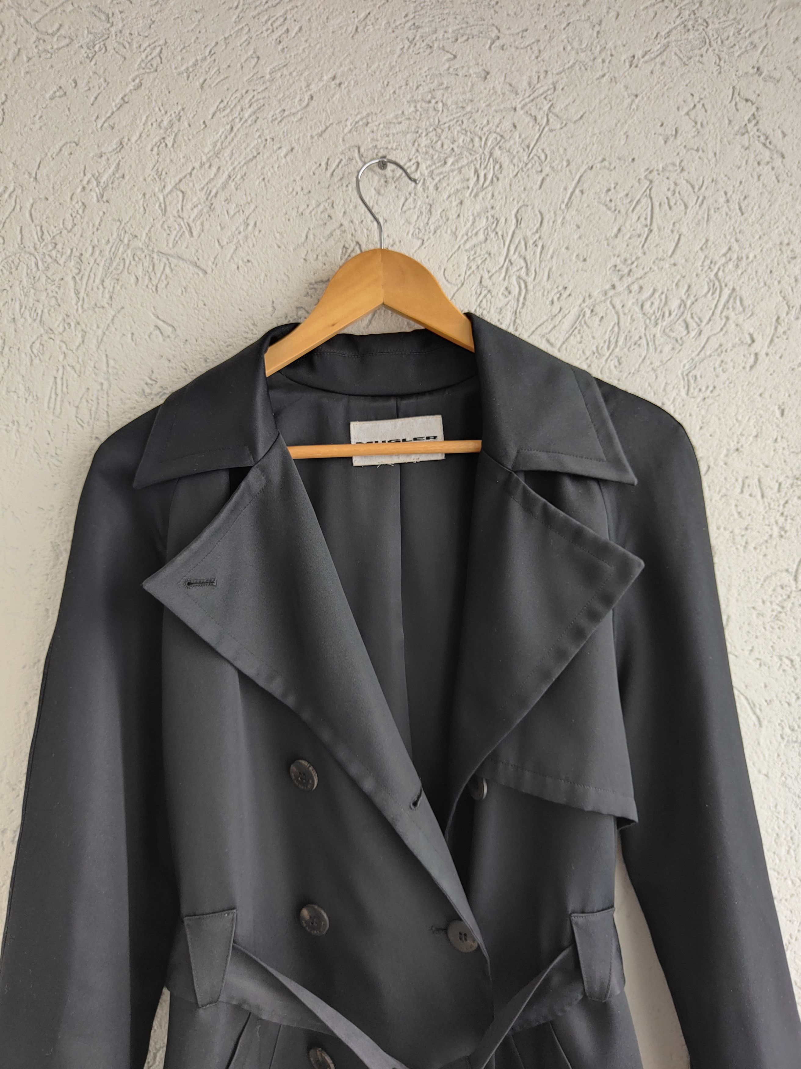 Mugler Mugler Vintage Belted Trench Coat Jacket Size M / US 6-8 / IT 42-44 - 2 Thumbnail