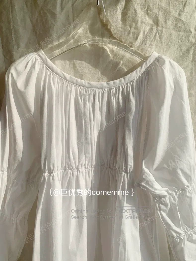Comme des Garcons Comme Des Garcons Round neck pleated loop sleeve cute retr Size S / US 4 / IT 40 - 6 Thumbnail