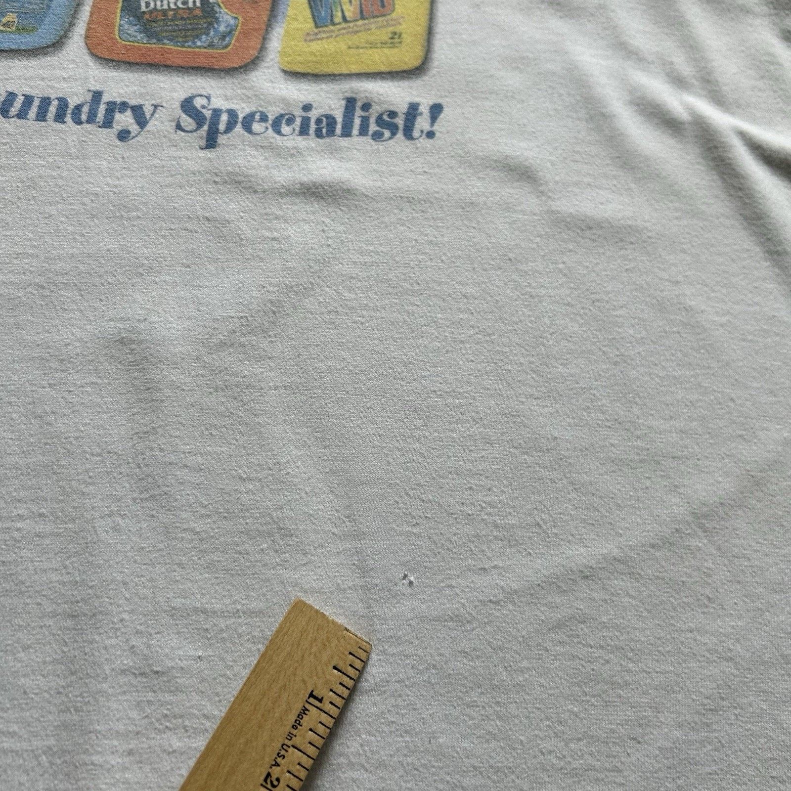 Fruit Of The Loom Vintage 90s Old Dutch Laundry T Shirt Size XL Promo Tee Rare Size US XL / EU 56 / 4 - 9 Thumbnail