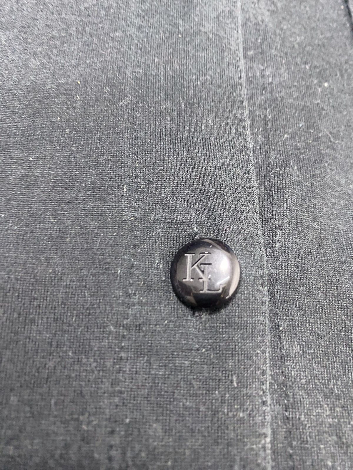 Karl Lagerfeld A12 Rare - Karl Lagerfield Button Up Shirt Size S / US 4 / IT 40 - 10 Thumbnail