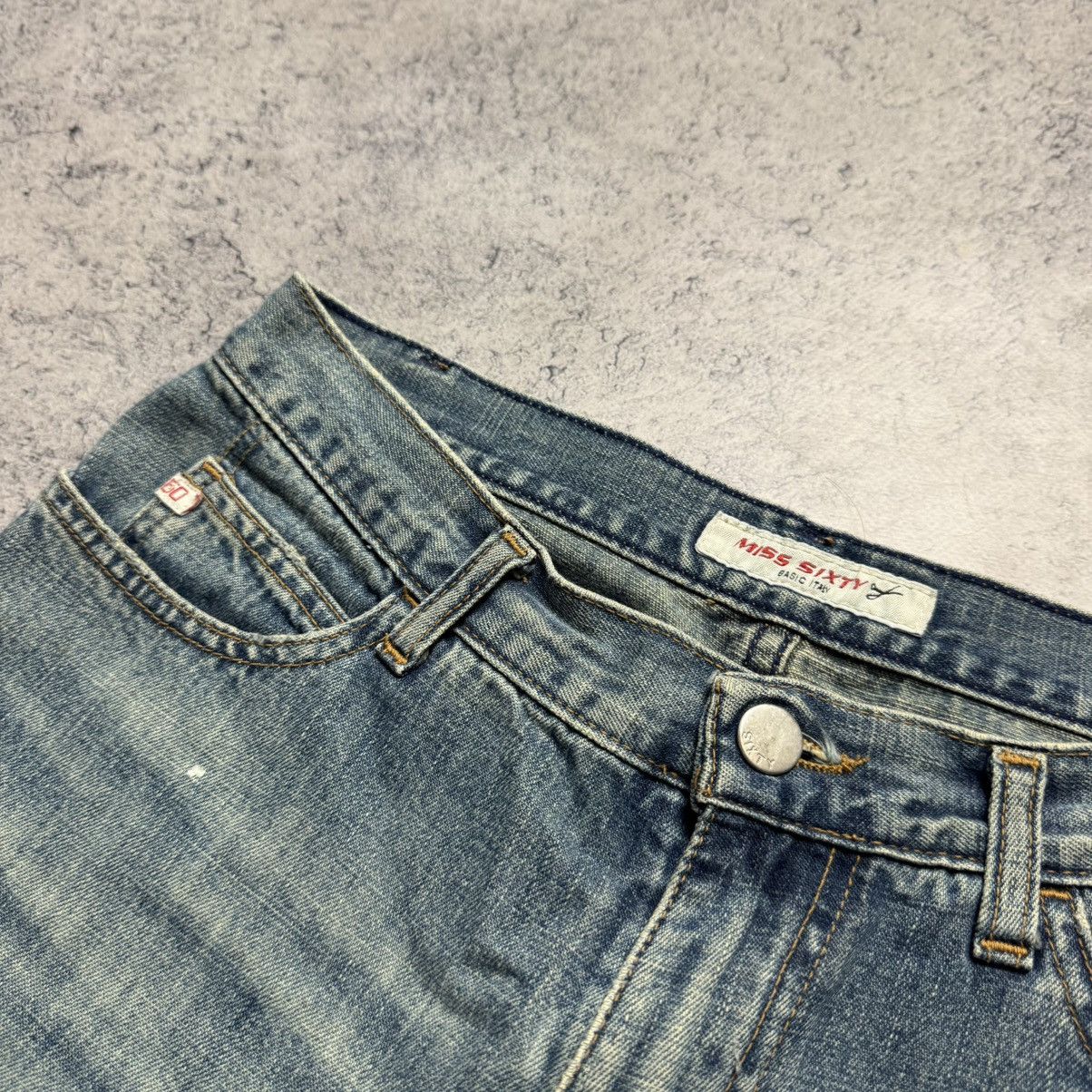 Miss Sixty Miss Sixty Vintage Flared Jeans Size 27" / US 4 / IT 40 - 8 Thumbnail