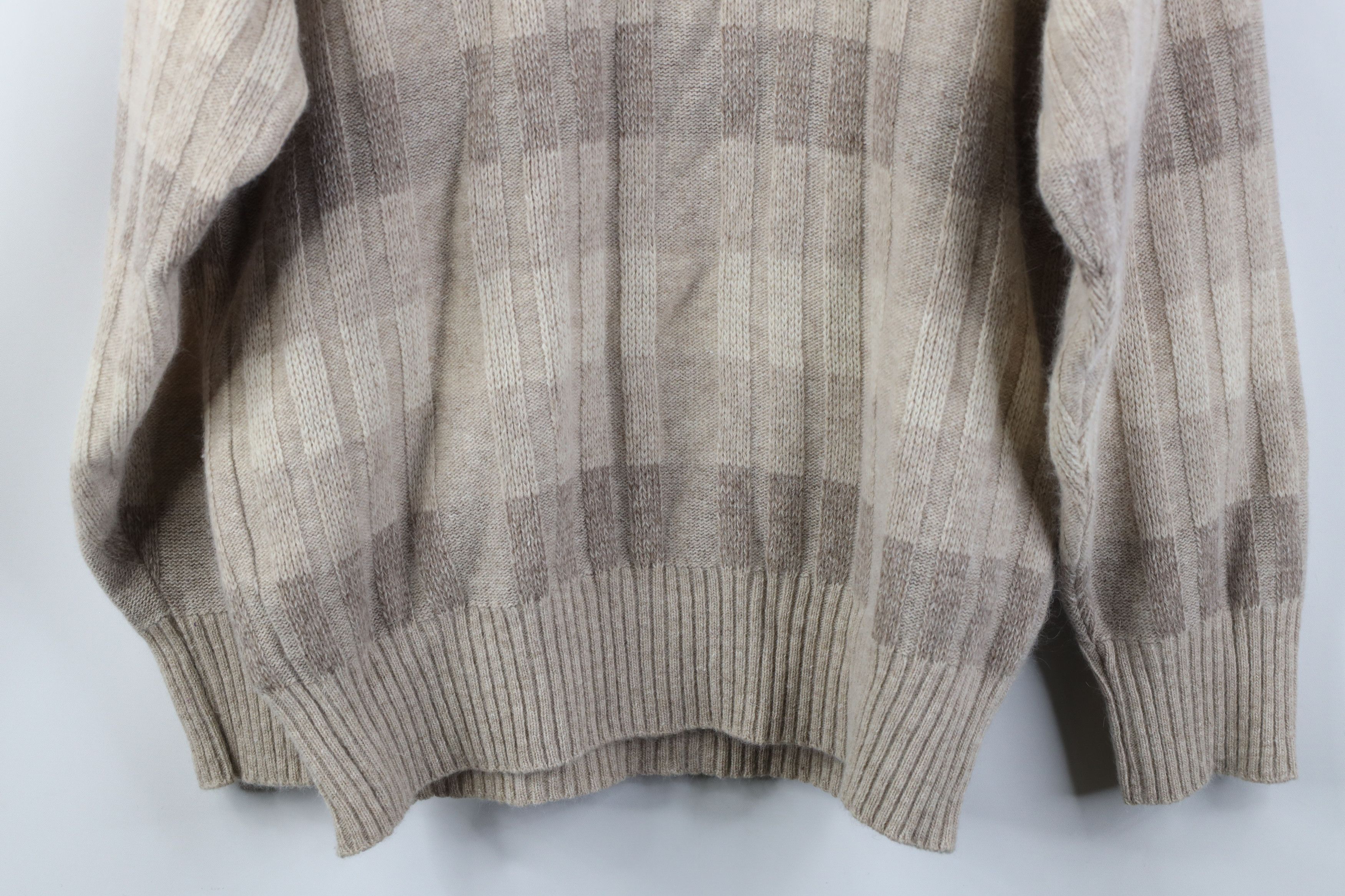 Vintage Vintage 70s Streetwear Lambswool Ribbed Sweater Earth Tone Size S / US 4 / IT 40 - 11 Thumbnail