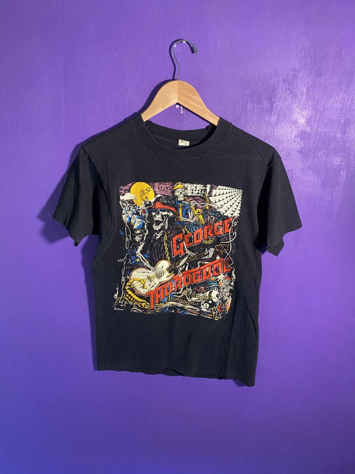 Band Tees Vintage 80s George Thorogood band tee Size US M / EU 48-50 / 2 - 1 Thumbnail