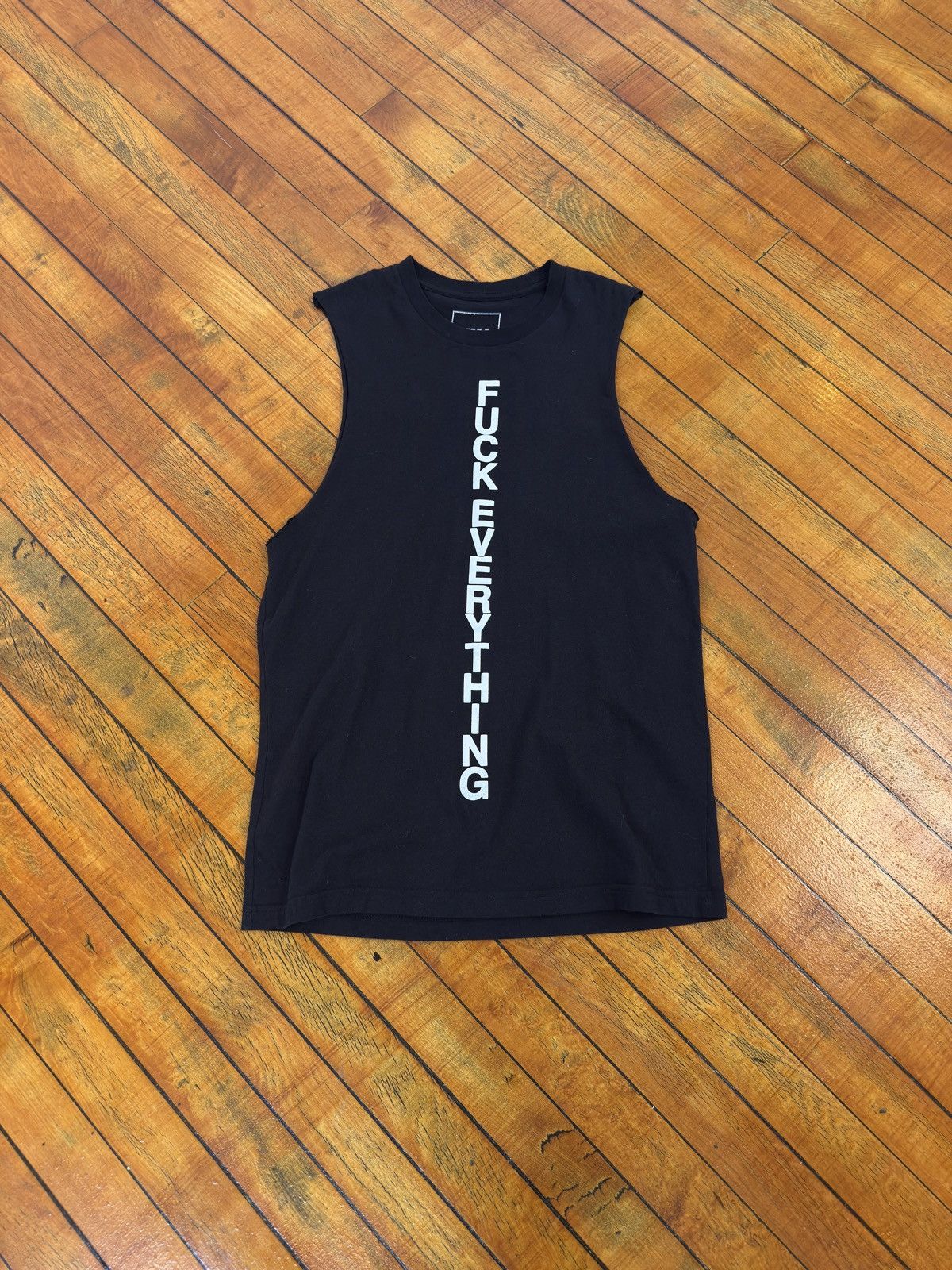 Vintage ‘fuck everything’ tank Size US M / EU 48-50 / 2 - 1 Thumbnail