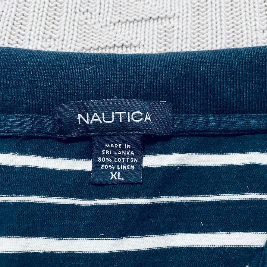 Nautica Nautica black striped polo Size US XL / EU 56 / 4 - 4 Thumbnail
