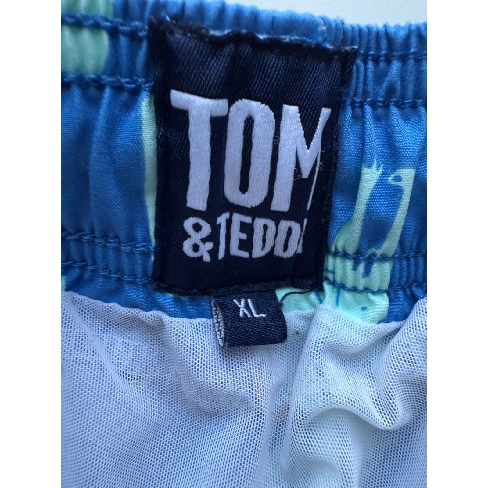 Other Tom & Teddy Mens Swim Trunks Blue with Elephants Size XL Size US 34 / EU 50 - 5 Thumbnail