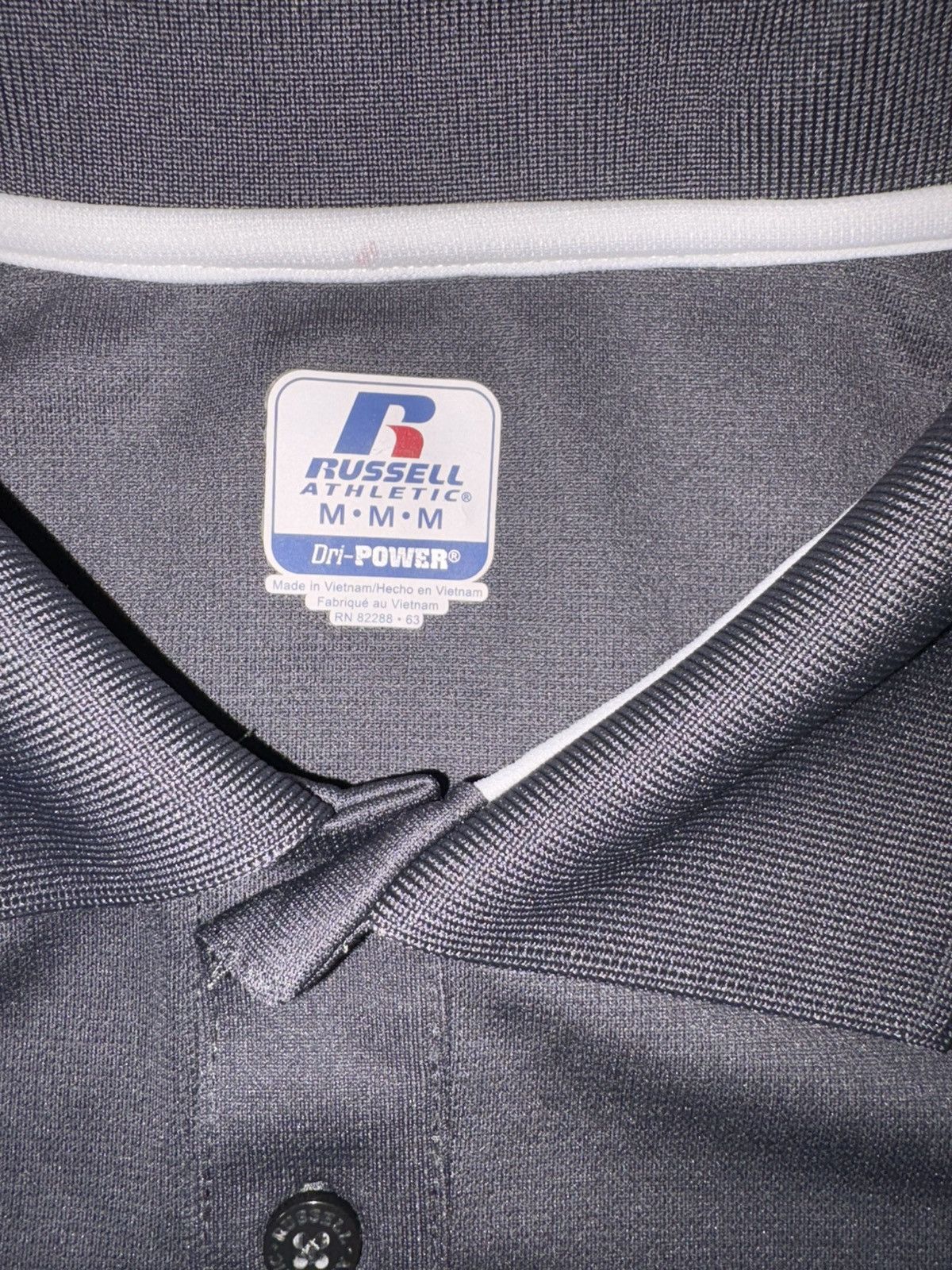 Russell Athletic Russell Athletic Dri-Power Performance Polo Charcoal Gray Size US M / EU 48-50 / 2 - 3 Thumbnail