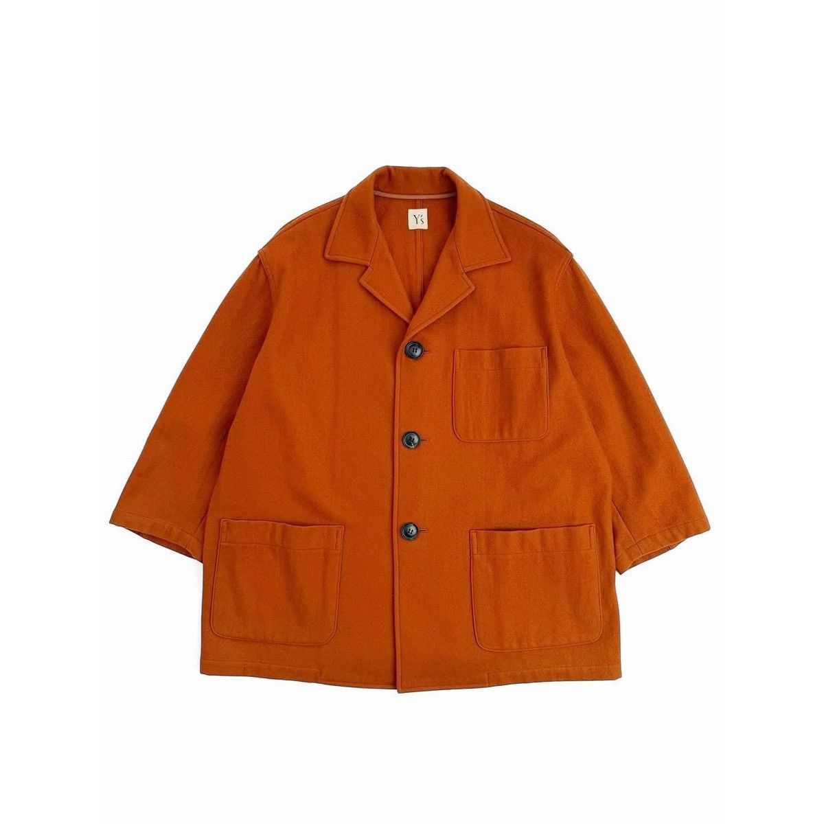 Y's × Yohji Yamamoto Yohji Yamamoto Wool Oversized Jacket Size US L / EU 52-54 / 3 - 1 Thumbnail