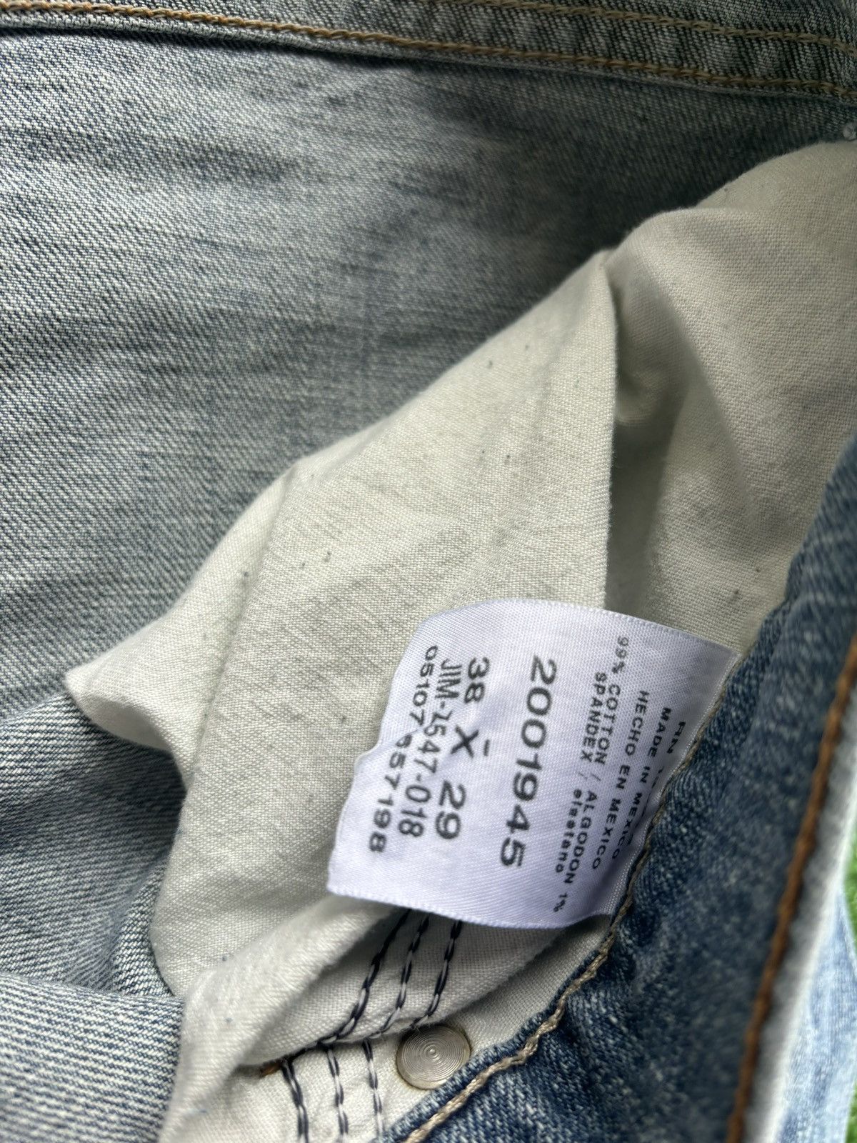 Lee × Vintage Vintage Lee Denim Pants 2001 Size US 38 / EU 54 - 3 Thumbnail