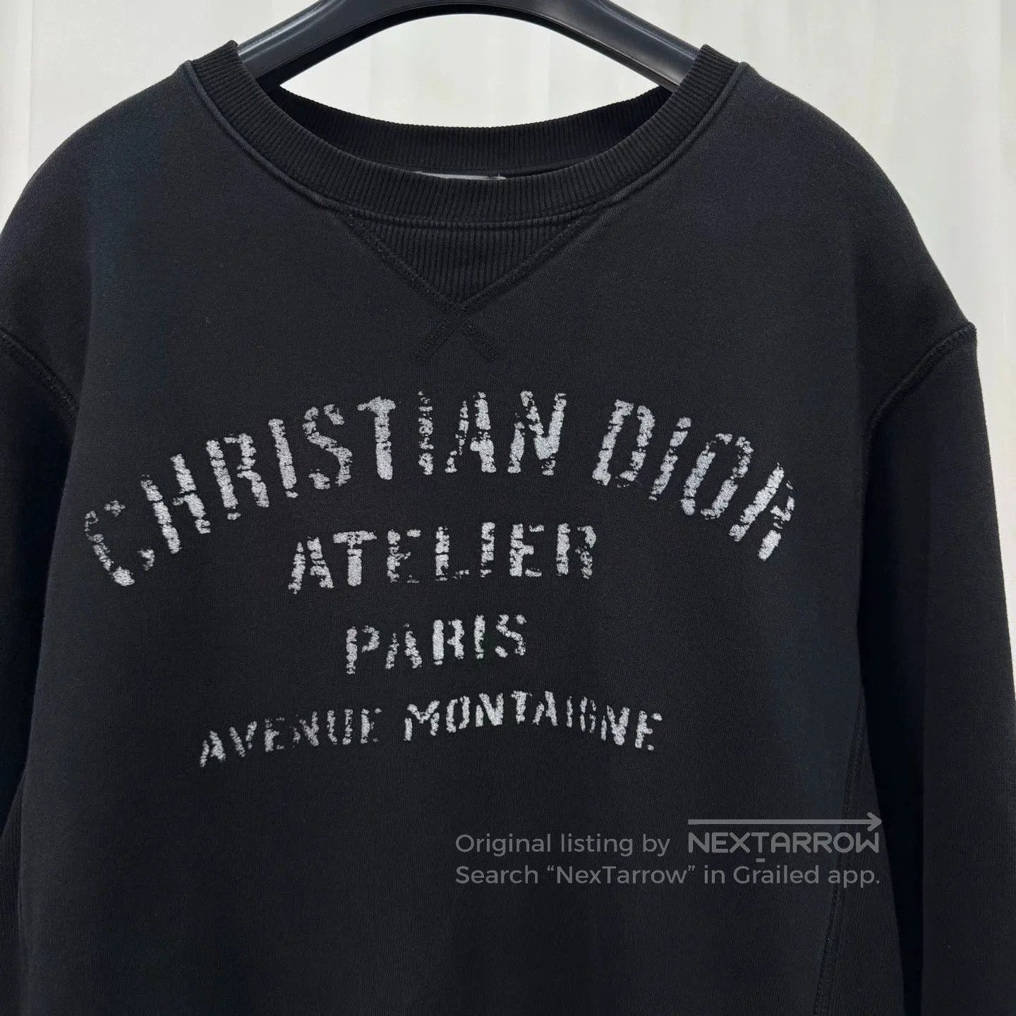 Dior christian dior logo sweatshirt in navy blue. Size US M / EU 48-50 / 2 - 3 Thumbnail