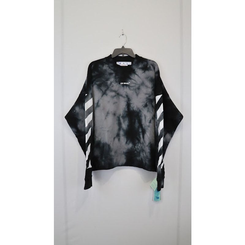 Off-White o1rshd1 Q:2 / Diag Arrow Tie Dye Skate Warm Sweatshirt Size US XL / EU 56 / 4 - 1 Thumbnail