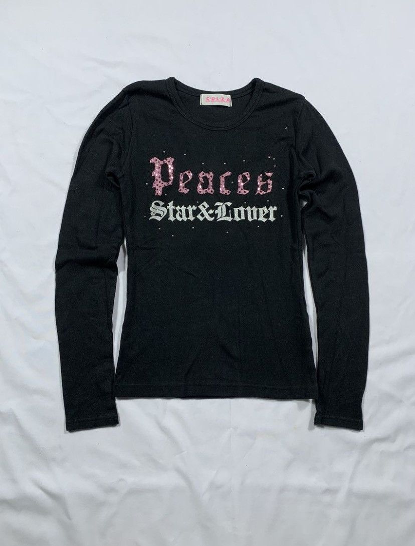 Japanese Brand Japanese Peaces Star And Lover Punk Ifsix Style longsleeve Size US S / EU 44-46 / 1 - 2 Thumbnail