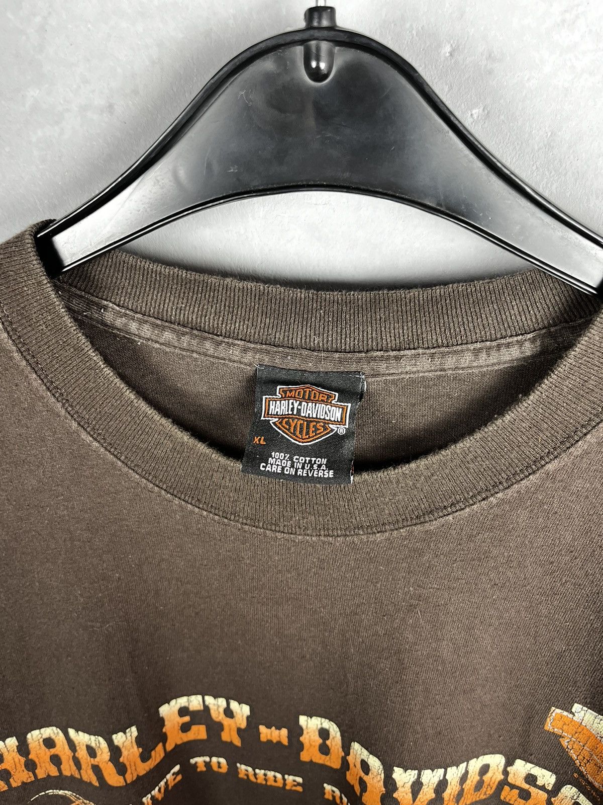 Harley Davidson × Vintage Harley Davidson Maidenhead England t shirt vintage Size US XL / EU 56 / 4 - 4 Thumbnail