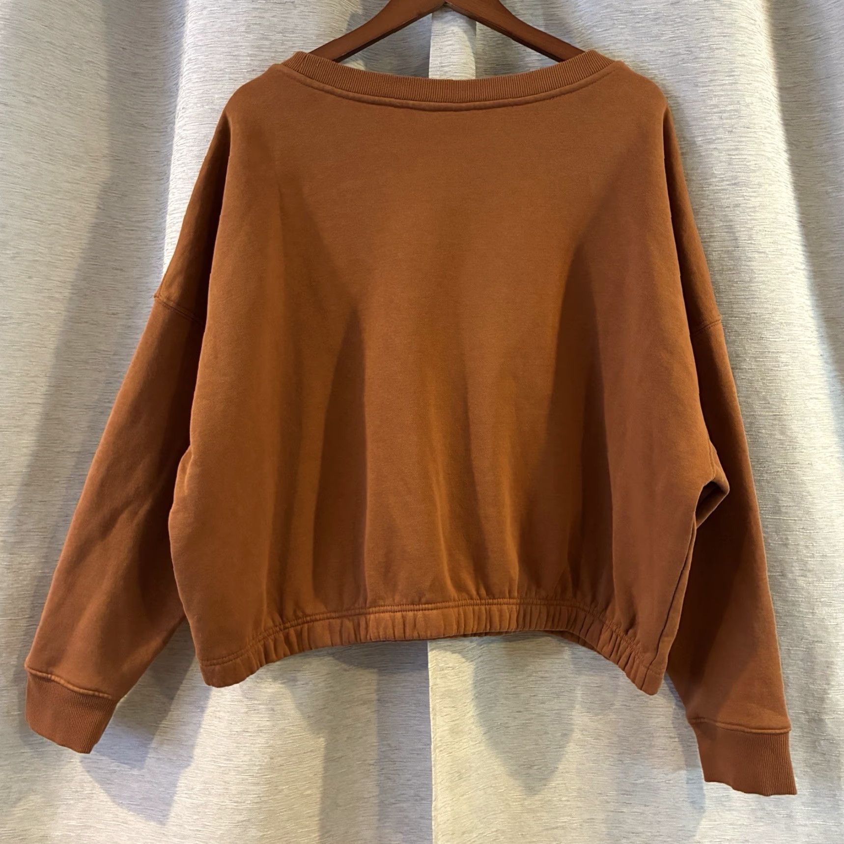 Wrangler Wrangler Retro Long Live Cowboys Crewneck Sweatshirt 2XL Beige Raglan Sleeve Oversized Pullover Women Casual Winter Vintage: No Size XXL / US 16-18 / IT 52-54 - 3 Thumbnail