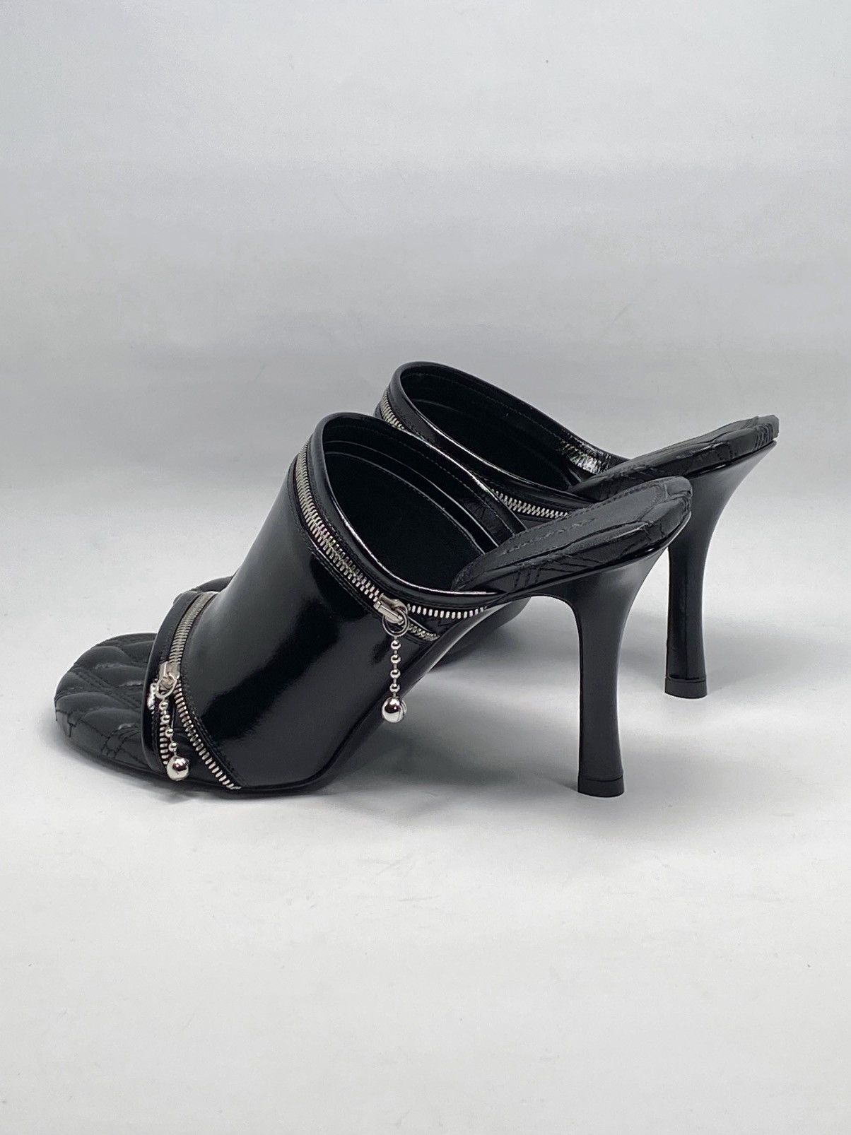 Burberry Burberry Peep High Heel Slide Sandals size 39 Size US 9 / IT 39 - 6 Thumbnail