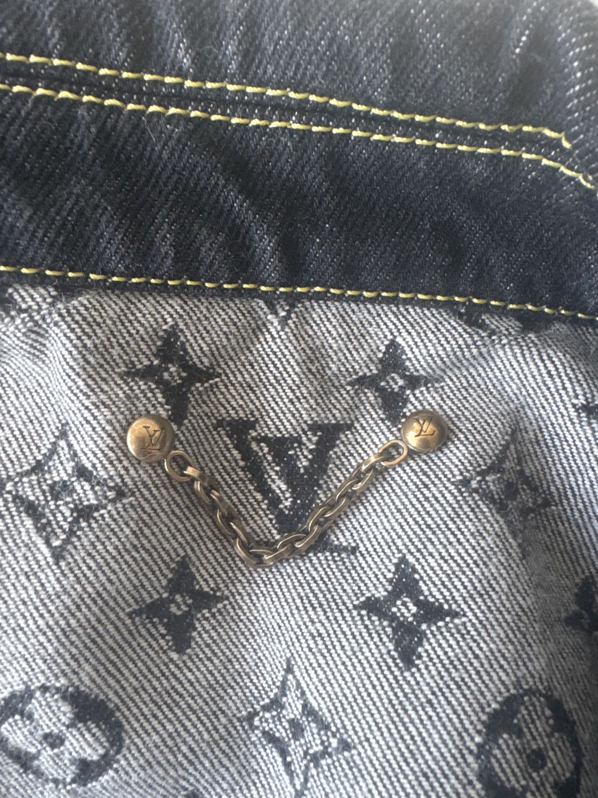 Louis Vuitton Louis Vuitton Denim Jacket Size US XL / EU 56 / 4 - 5 Thumbnail