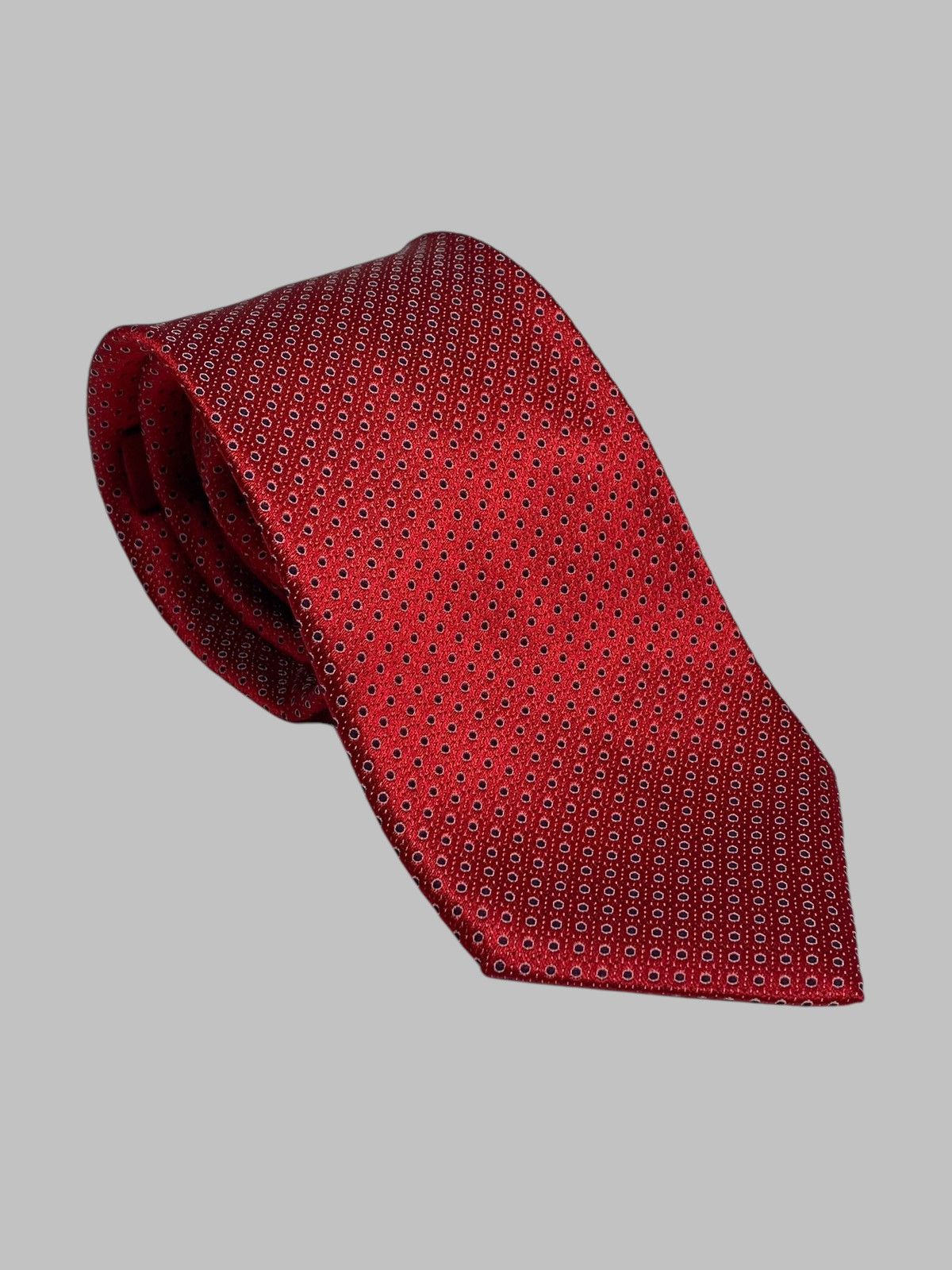 Other Italo Ferretti Tie Red 100% Silk Size ONE SIZE - 1 Thumbnail