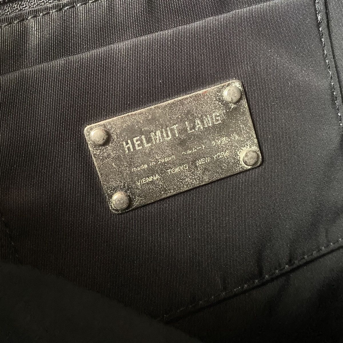 Helmut Lang Helmut Lang archive Nylon Helmet Bag Size ONE SIZE - 4 Thumbnail