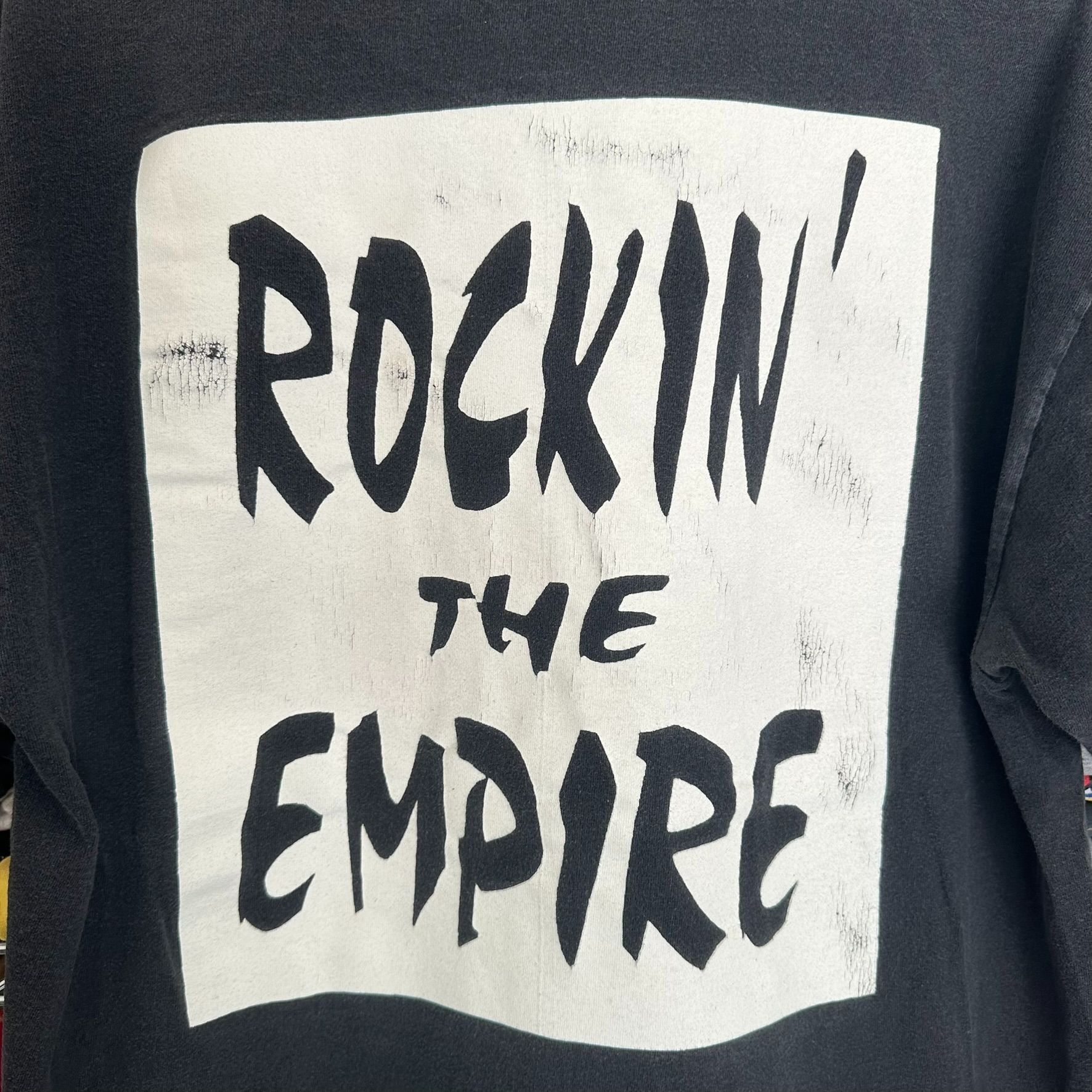 Hanes Vintage 90s KCAL FM 96.7 Rock Radio T-Shirt California Grung Size US L / EU 52-54 / 3 - 2 Thumbnail