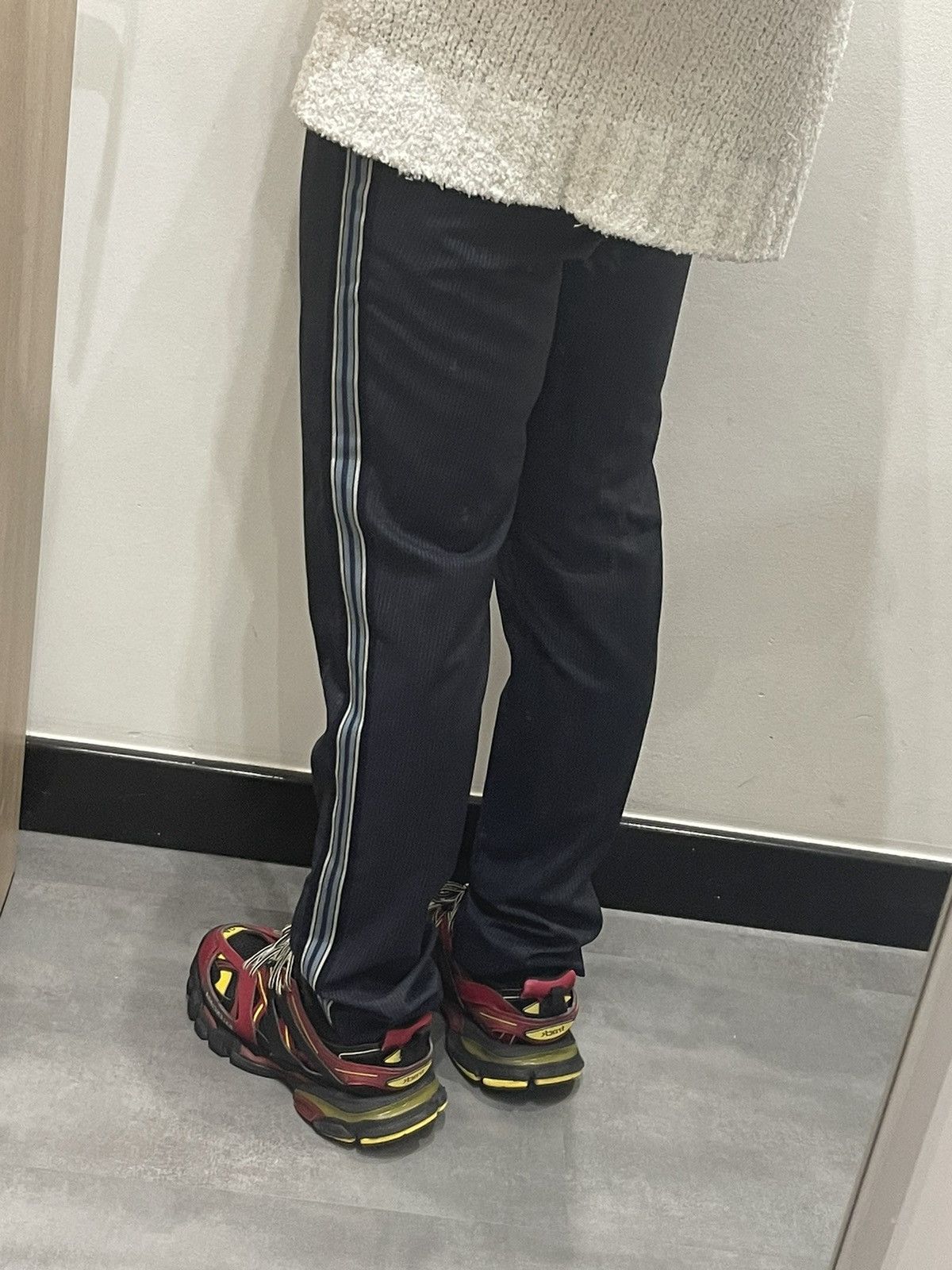 Zadig & Voltaire !DS! Zadig & Voltaire Paddy Stripe Wool Navy Casual Pants Size US 30 / EU 46 - 5 Thumbnail