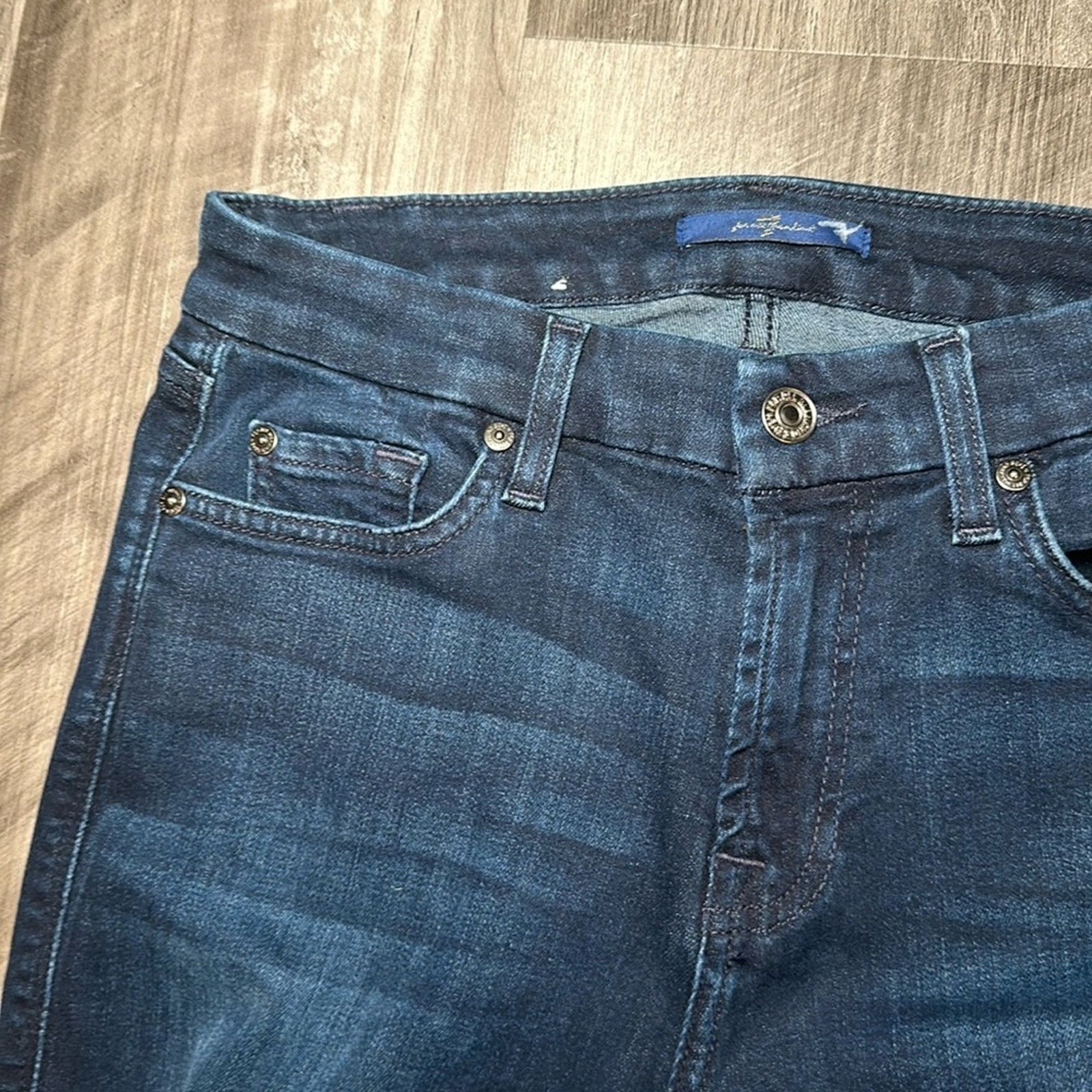 7 For All Mankind 7 For All Mankind Kimmie Straight Jeans - 28 Size 28" / US 6 / IT 42 - 5 Thumbnail