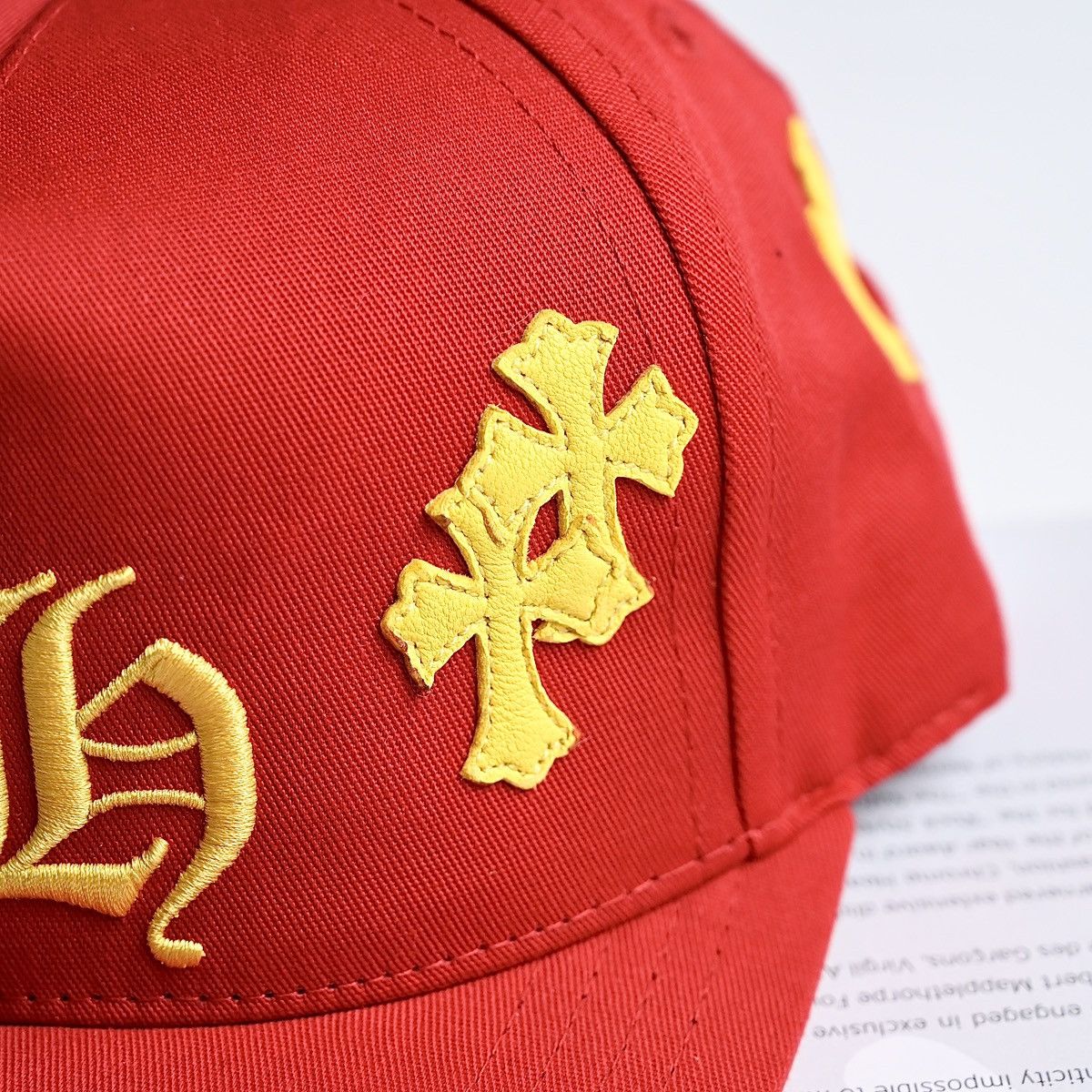 Chrome Hearts CHROME HEARTS BASEBALL CAP COTTON X POLYESTER RED Size ONE SIZE - 4 Thumbnail