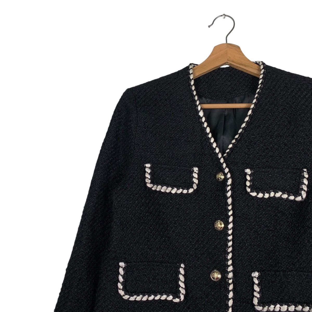 Japanese Brand Japanese Brand Nice Design Tweed Jacket Size M / US 6-8 / IT 42-44 - 6 Thumbnail