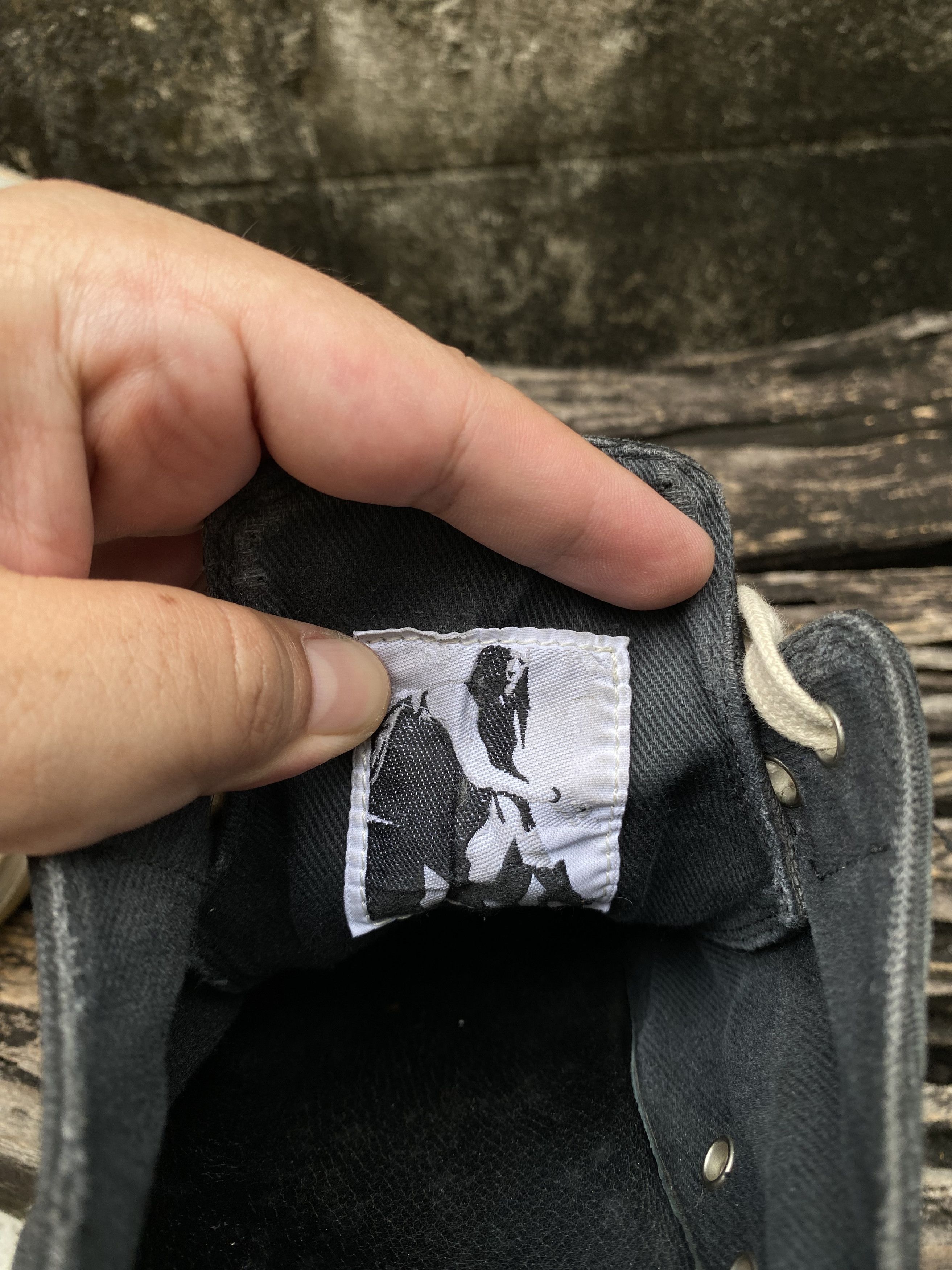 Rick Owens Drkshdw Rick Owens DRKSHDW Ramones Low Black Waxed Canvas Toe EU41.5 Size US 8.5 / EU 41-42 - 7 Thumbnail