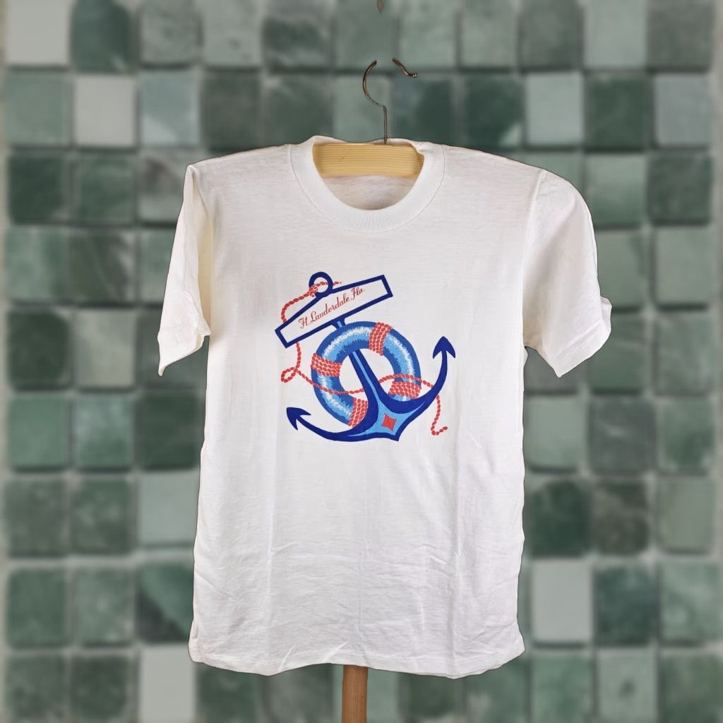 Vintage RODIX OF MIAMI T-Shirt MEN Cotton Short Sleeve Round Neck White XL Labeled NWT Vintage Size US L / EU 52-54 / 3 - 1 Thumbnail