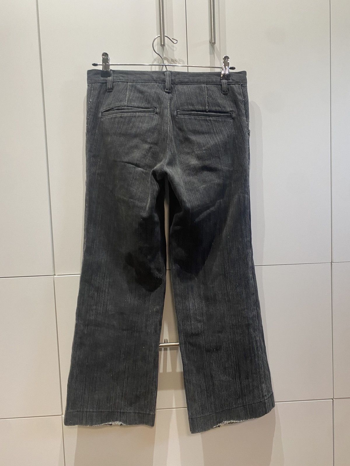 RIPVANWINKLE RIPVANWINKLE SS02 Cropped Corduroy Denim Size 27" / US 4 / IT 40 - 4 Thumbnail