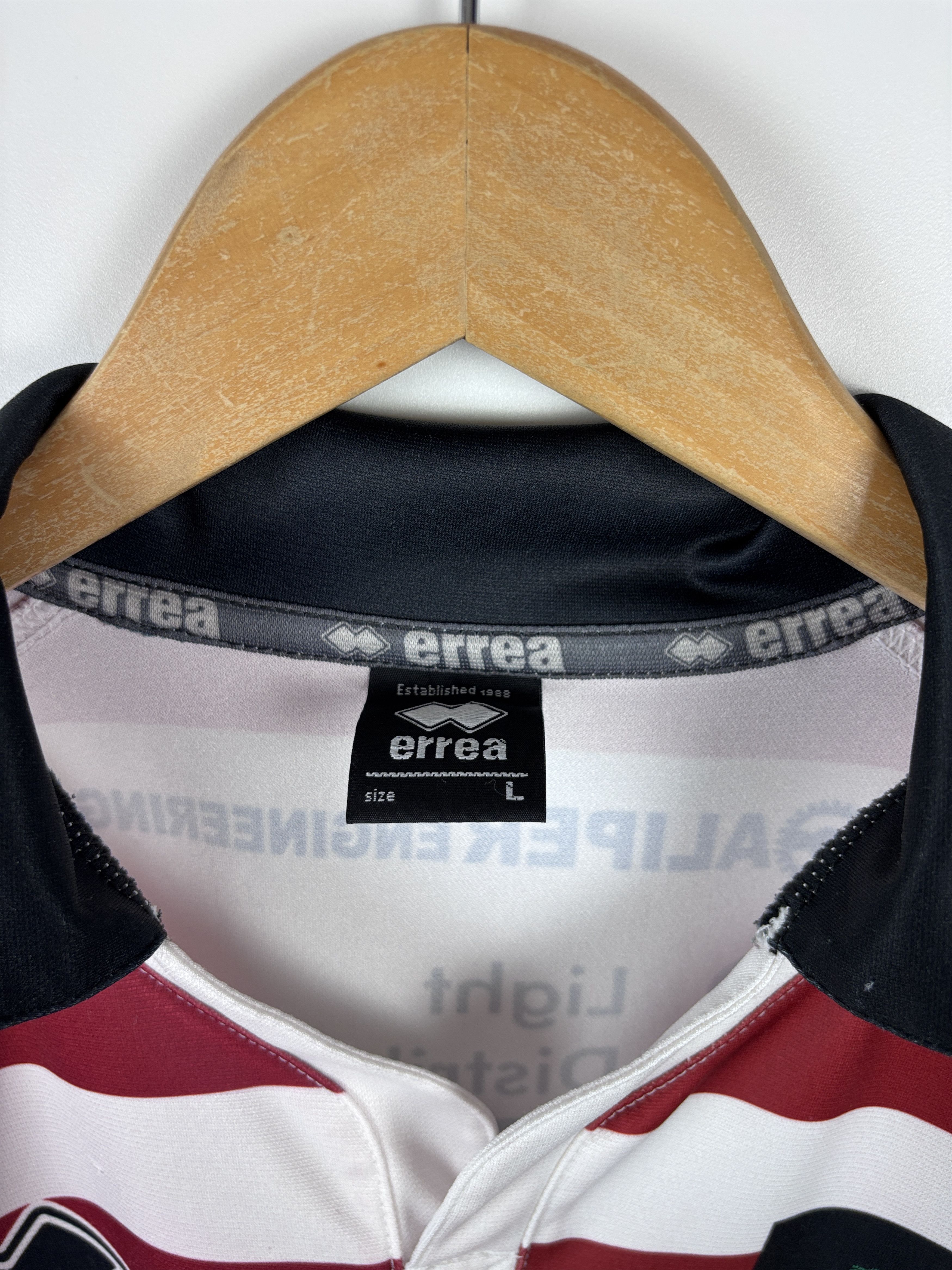 Errea Wigan Warriors Errea 2015 Home Rugby League Jersey Shirt L Size US L / EU 52-54 / 3 - 5 Thumbnail