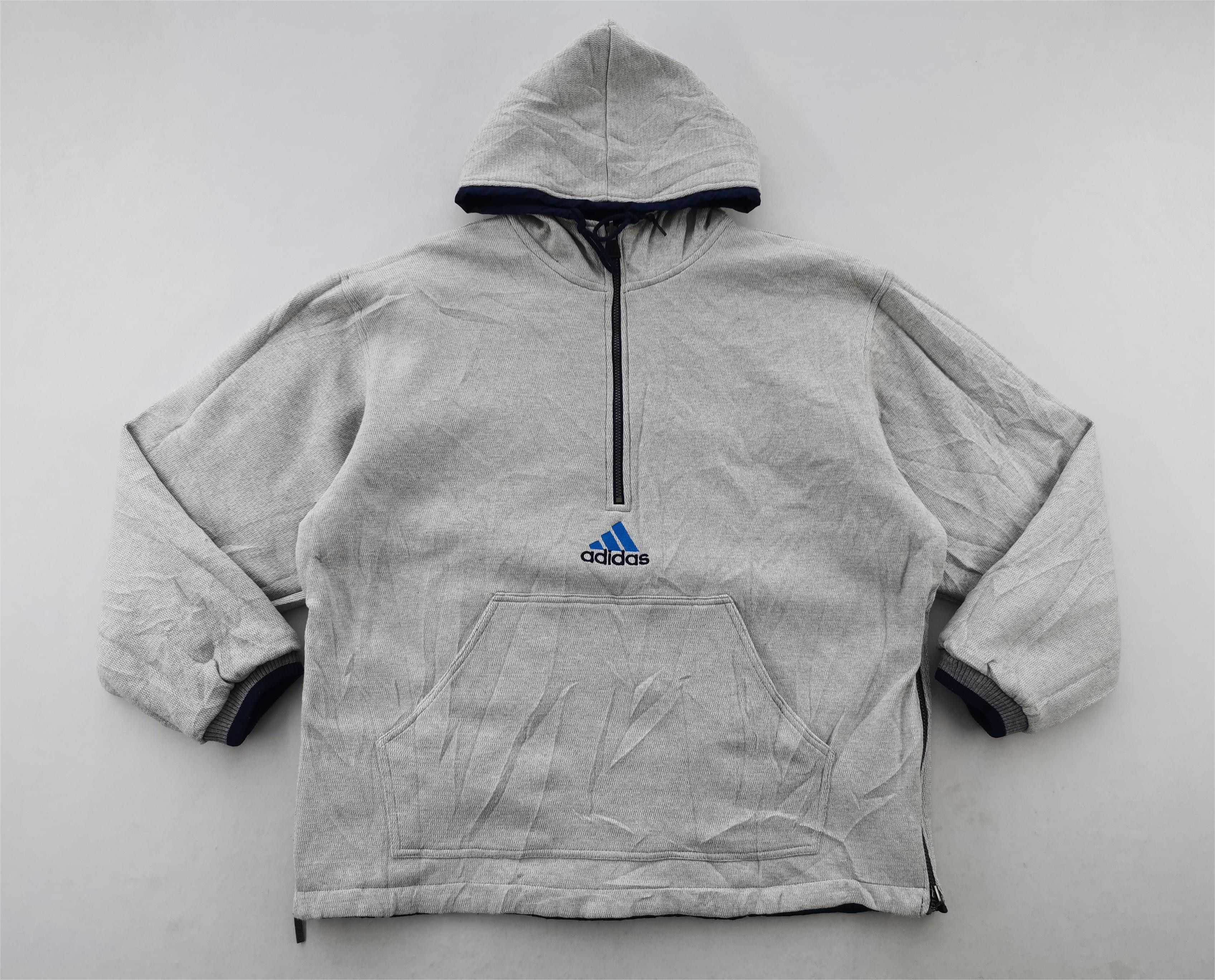 Adidas Vintage 90s Adidas Equipment Winter Riversible Windbreaker Size US L / EU 52-54 / 3 - 9 Thumbnail